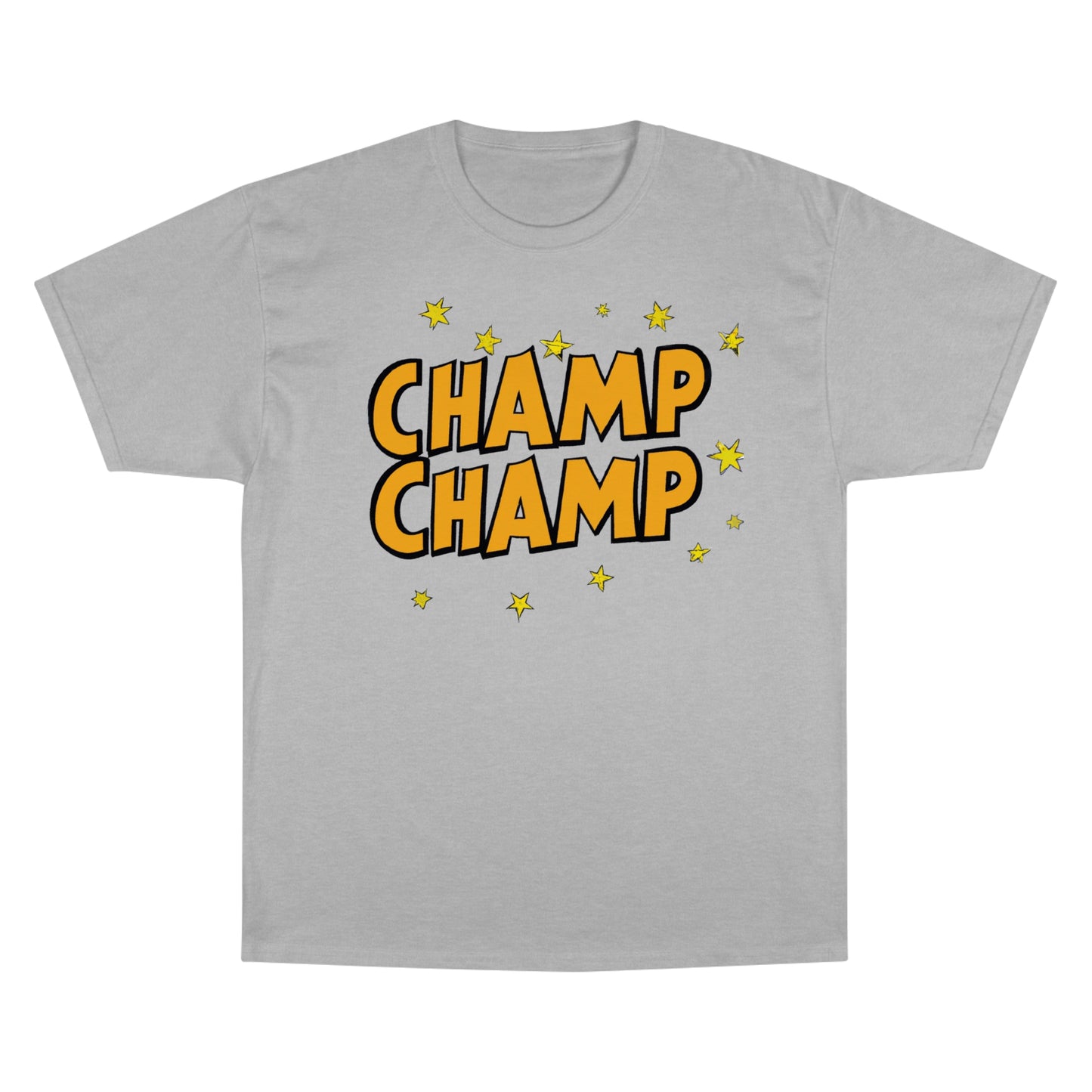 CHAMP-CHAMP Double Champ Logo 1920's Style Cartoon Art - AI Art - Champion T-Shirt