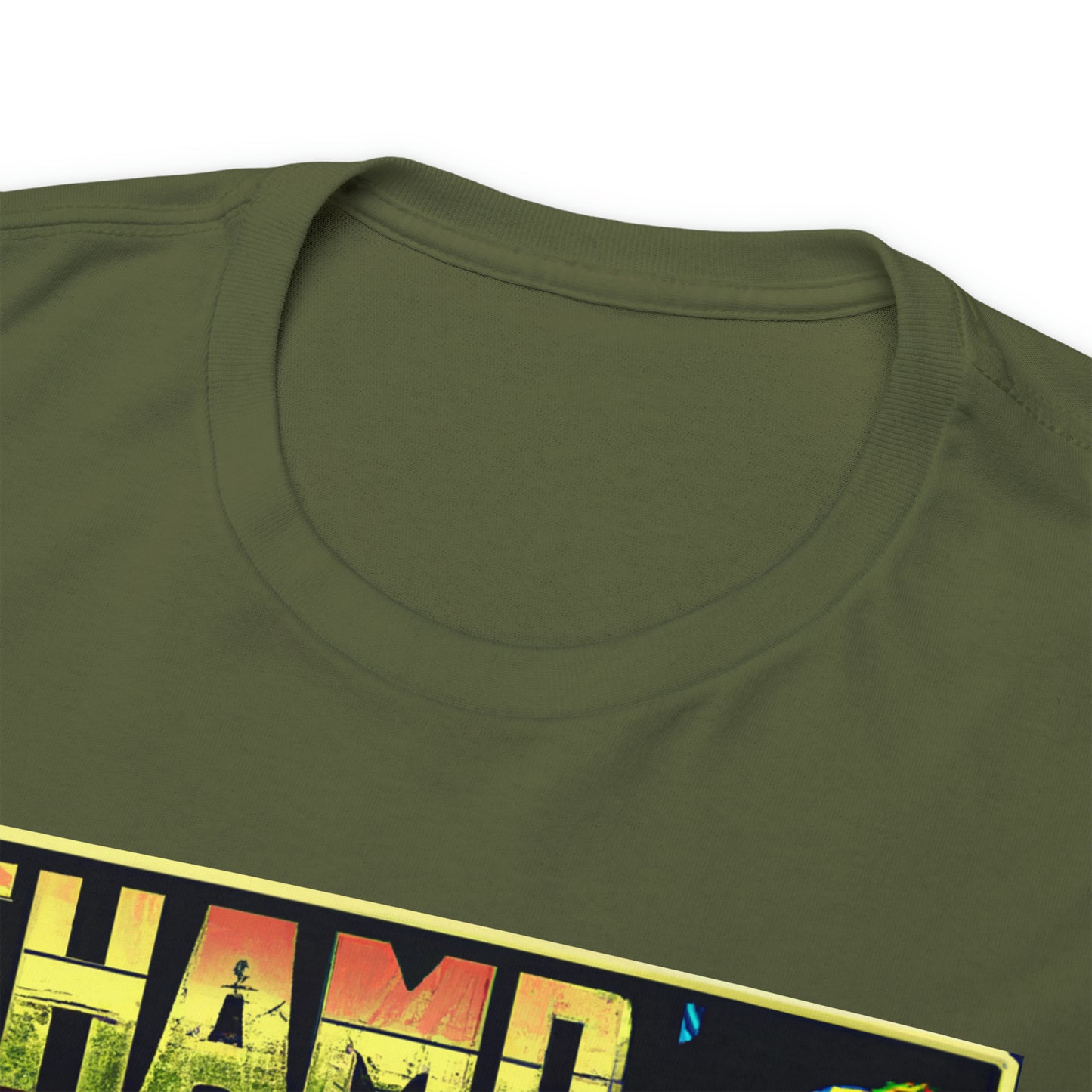 CHAMP Logo Spaceship 1 - 1980's Comic Book Style - AI Art - Gildan Heavy Cotton Tee