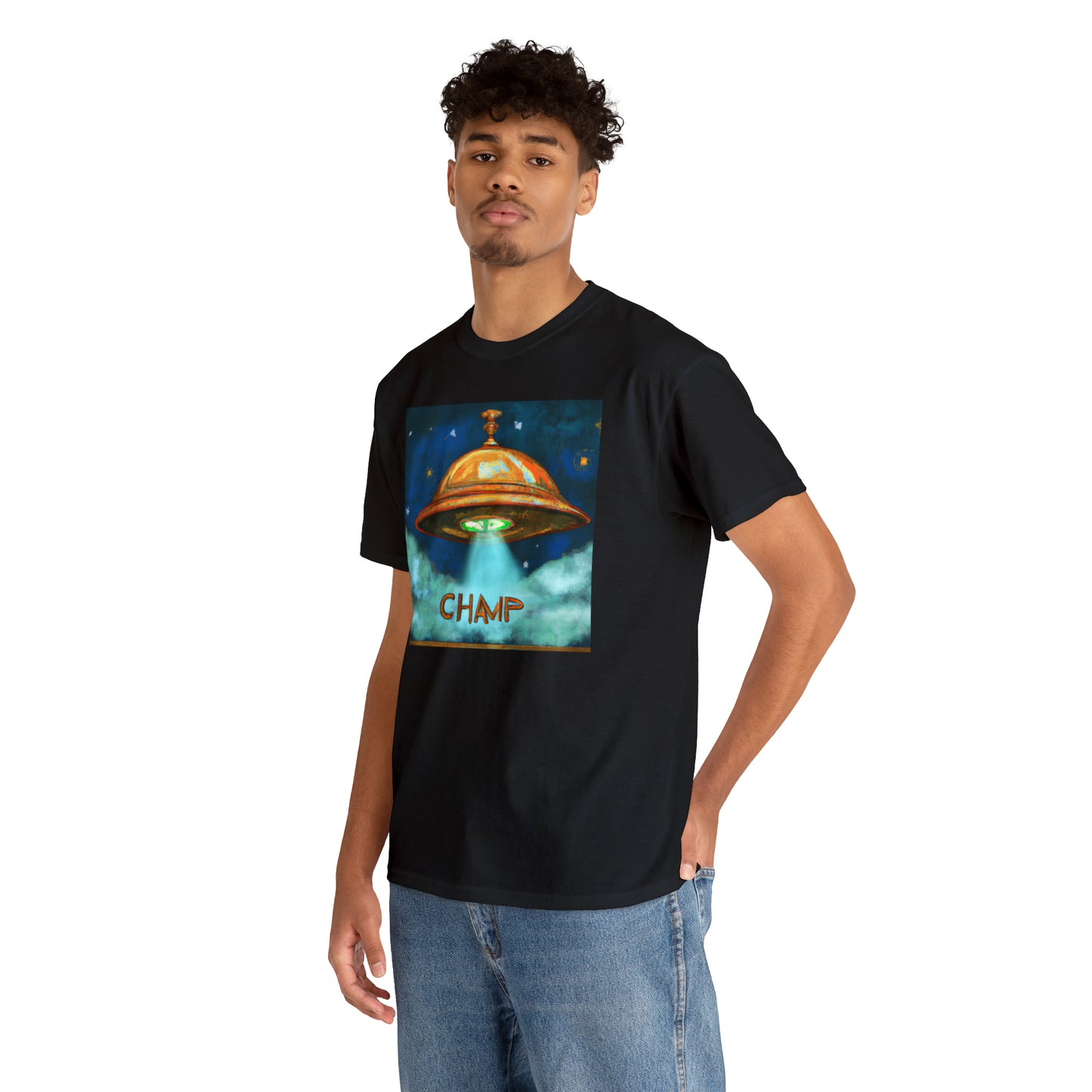 CHAMP UFO 8 - Ancient Roman Style - AI Art - Gildan Heavy Cotton Tee