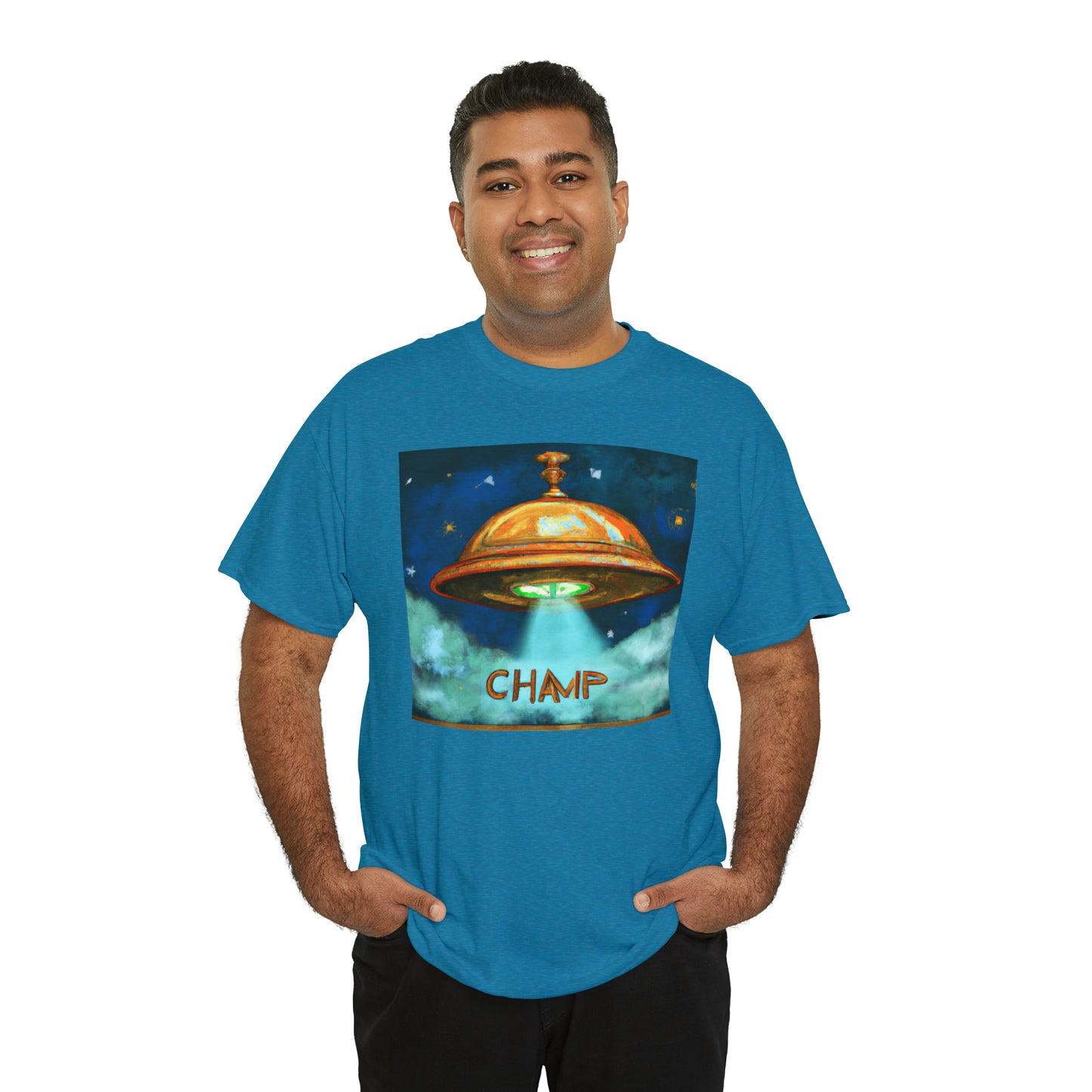 CHAMP UFO 8 - Ancient Roman Style - AI Art - Gildan Heavy Cotton Tee