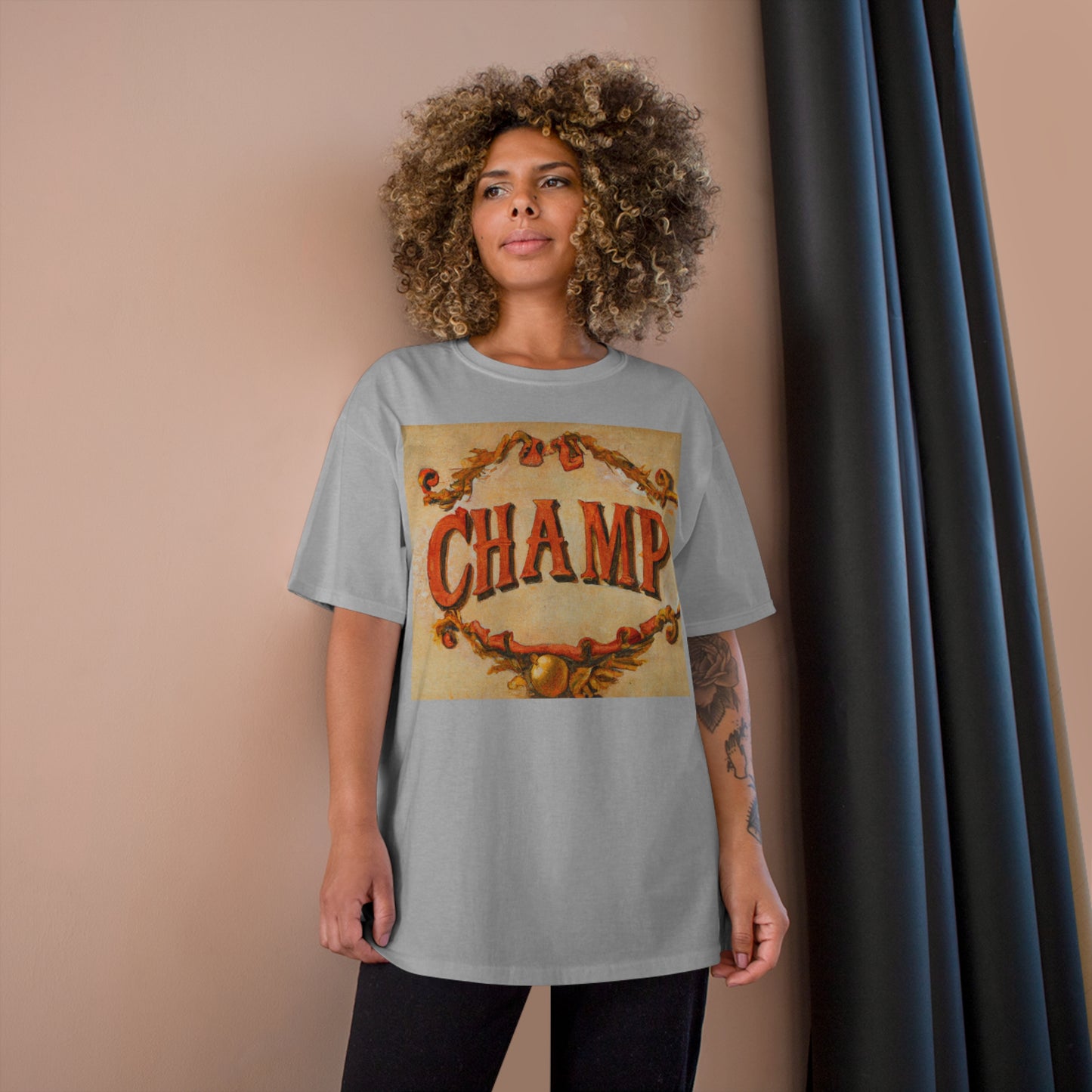 CHAMP Logo Renaissance Style - AI Art - Champion T-Shirt