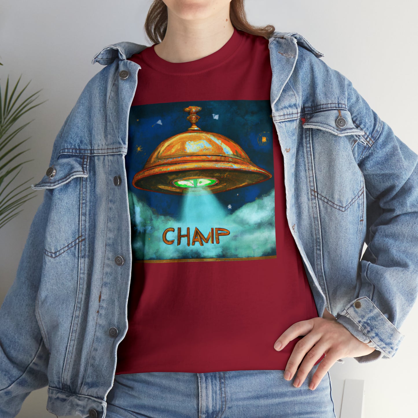 CHAMP UFO 8 - Ancient Roman Style - AI Art - Gildan Heavy Cotton Tee