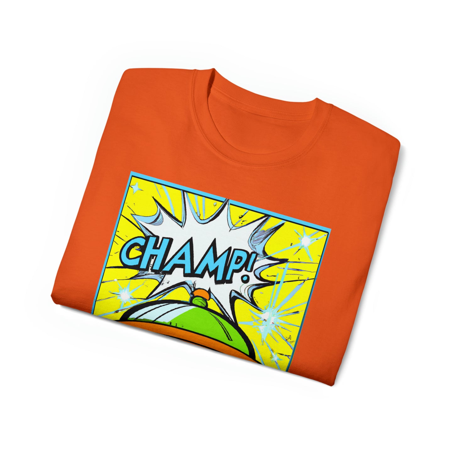 CHAMP UFO 20 - 1950's Style Comic Book Art - AI Art - Ultra Cotton Tee