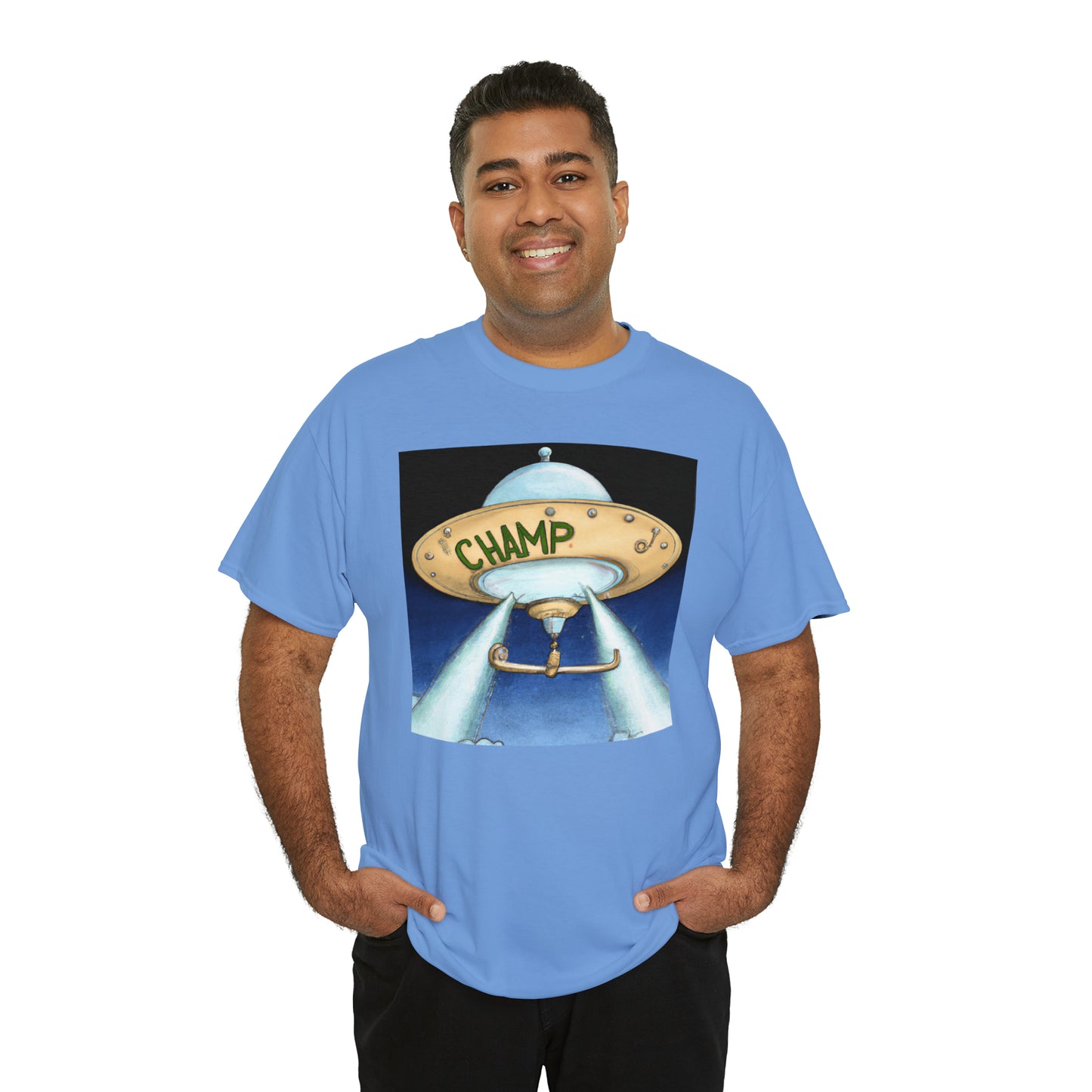 CHAMP UFO 10 - Neo-Classical Style - AI Art - Gildan Heavy Cotton Tee