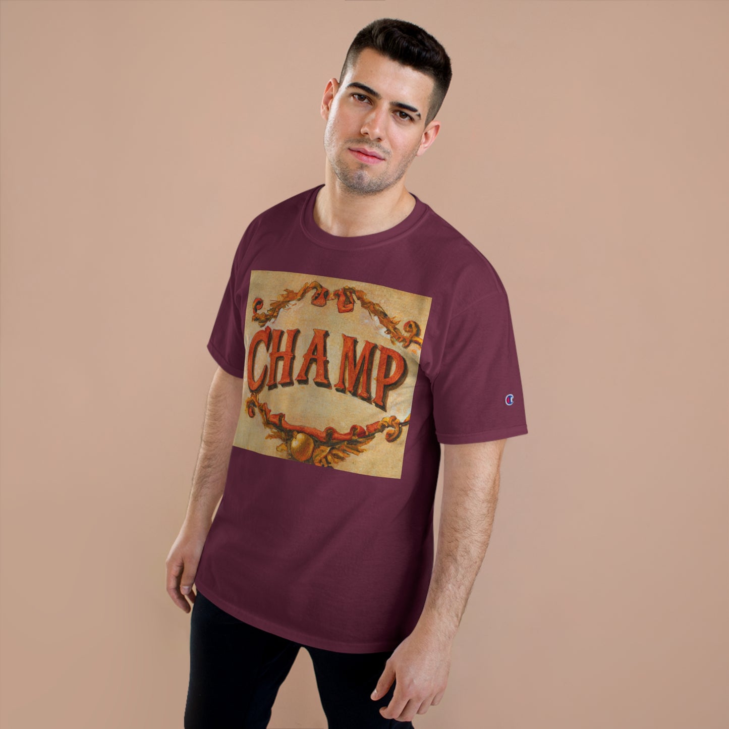 CHAMP Logo Renaissance Style - AI Art - Champion T-Shirt