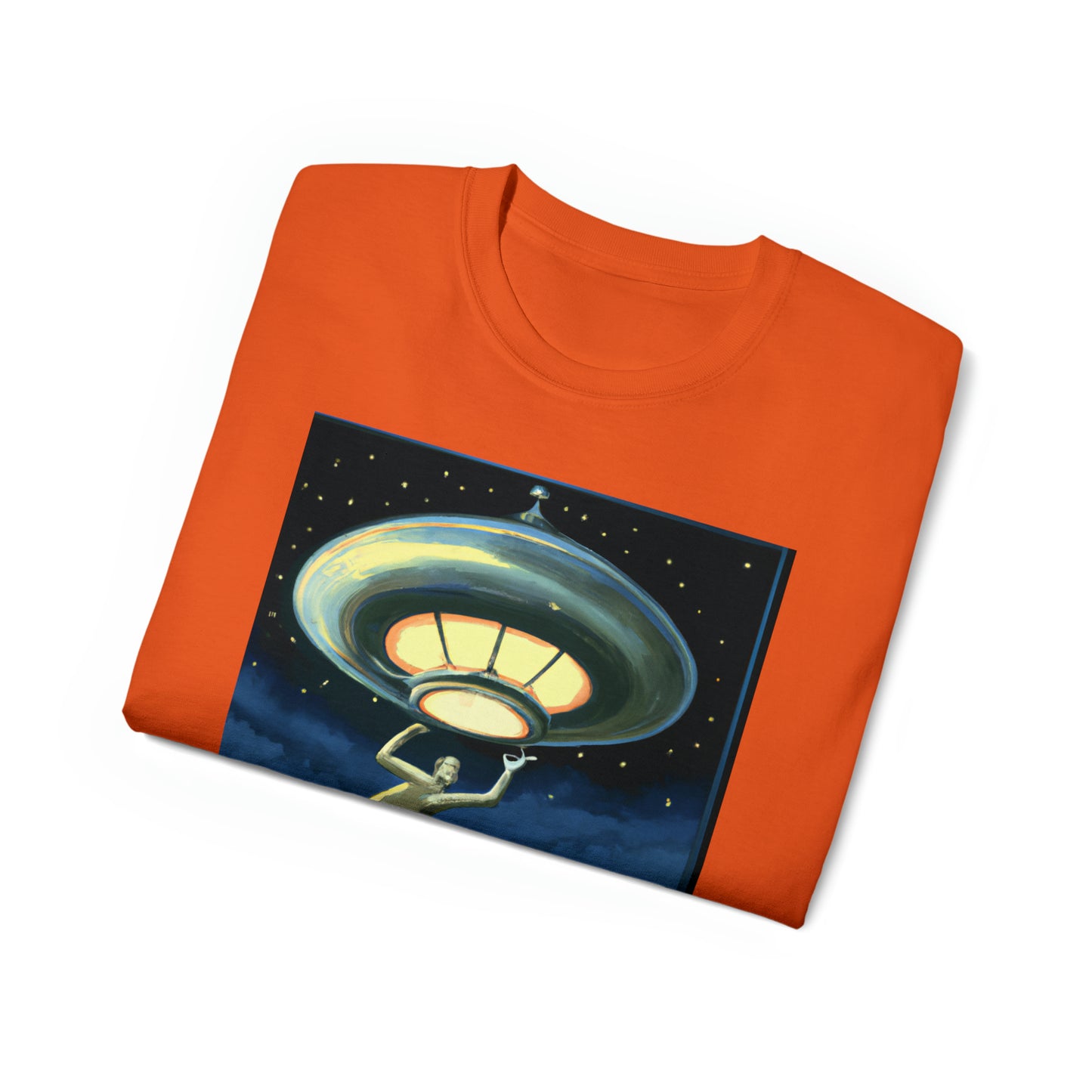 CHAMP UFO 9 - Neo-Classical Style - AI Art - Gildan Ultra Cotton Tee