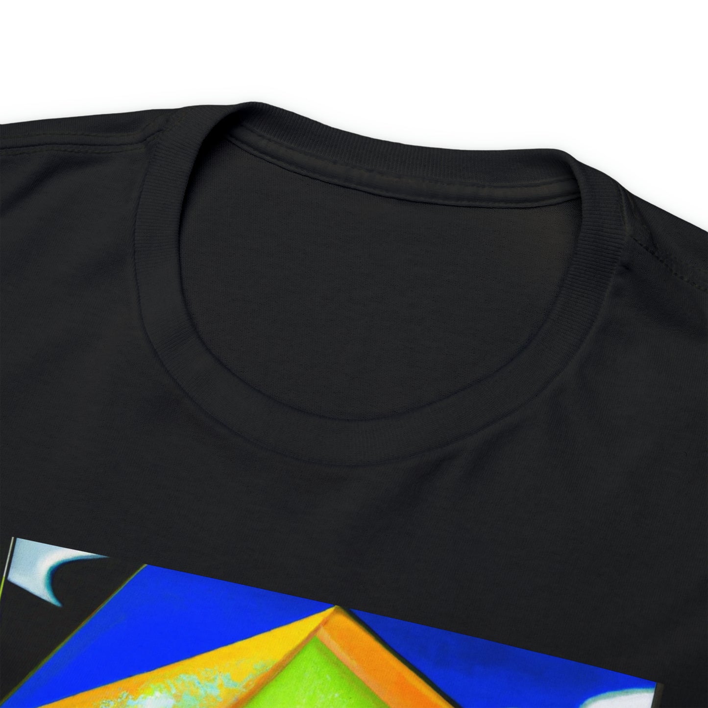 CHAMP UFO 11 - Cubist Style - AI Art - Gildan Heavy Cotton Tee