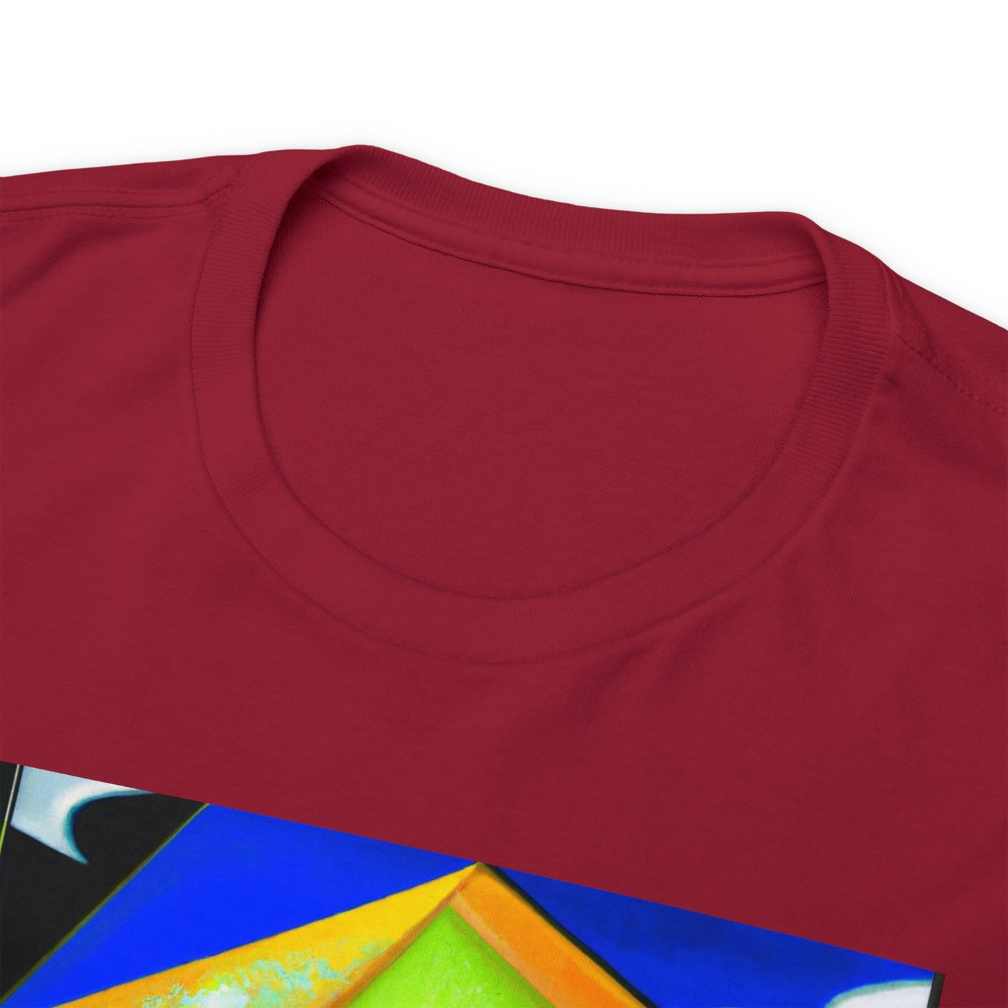 CHAMP UFO 11 - Cubist Style - AI Art - Gildan Heavy Cotton Tee