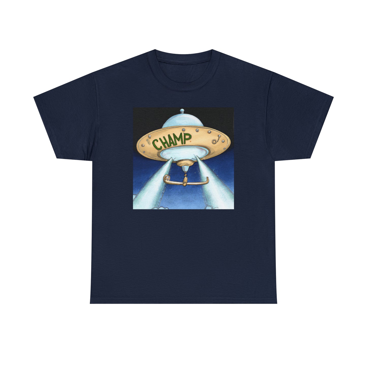 CHAMP UFO 10 - Neo-Classical Style - AI Art - Gildan Heavy Cotton Tee