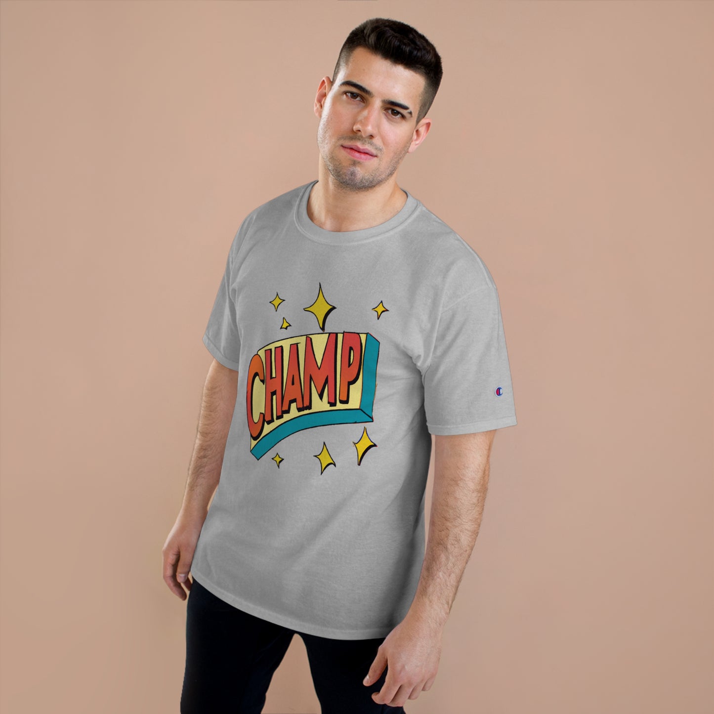 CHAMP Logo 1930's Style Cartoon Art - AI Art - Champion T-Shirt