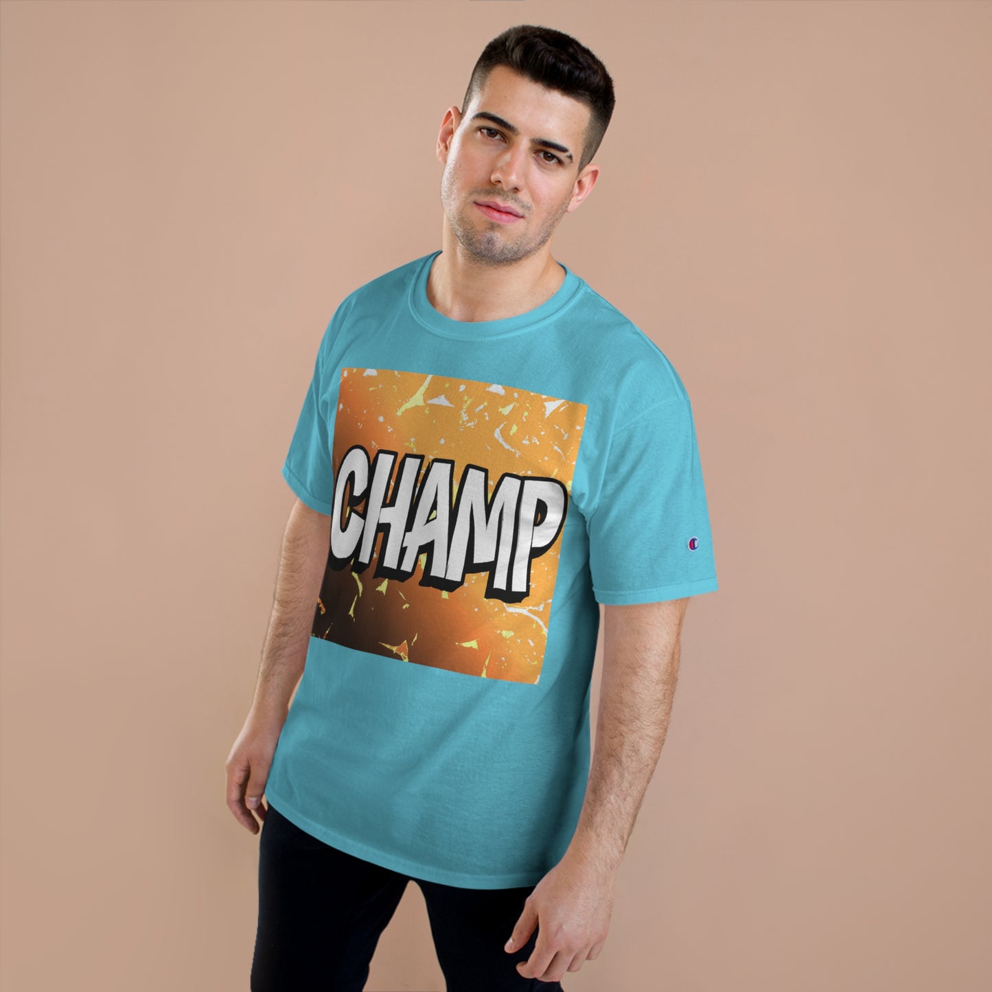 CHAMP Logo Anime Style Art - AI Art - Champion T-Shirt