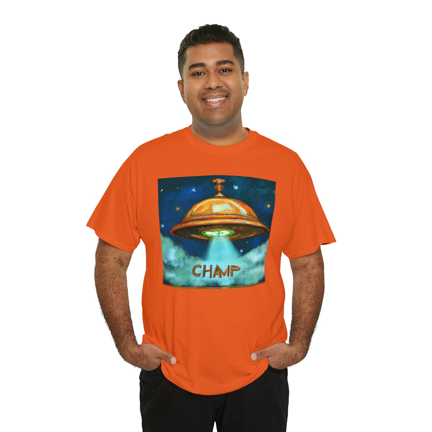 CHAMP UFO 8 - Ancient Roman Style - AI Art - Gildan Heavy Cotton Tee