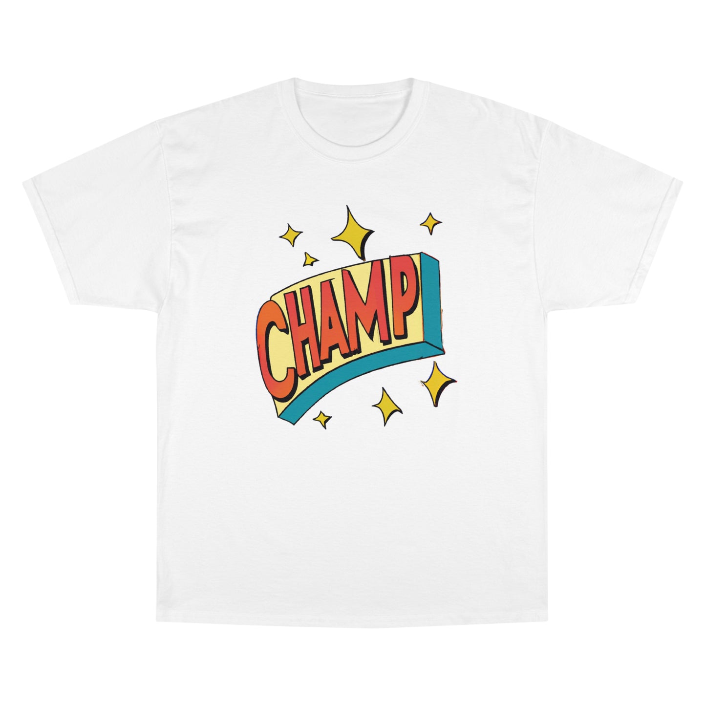 CHAMP Logo 1930's Style Cartoon Art - AI Art - Champion T-Shirt