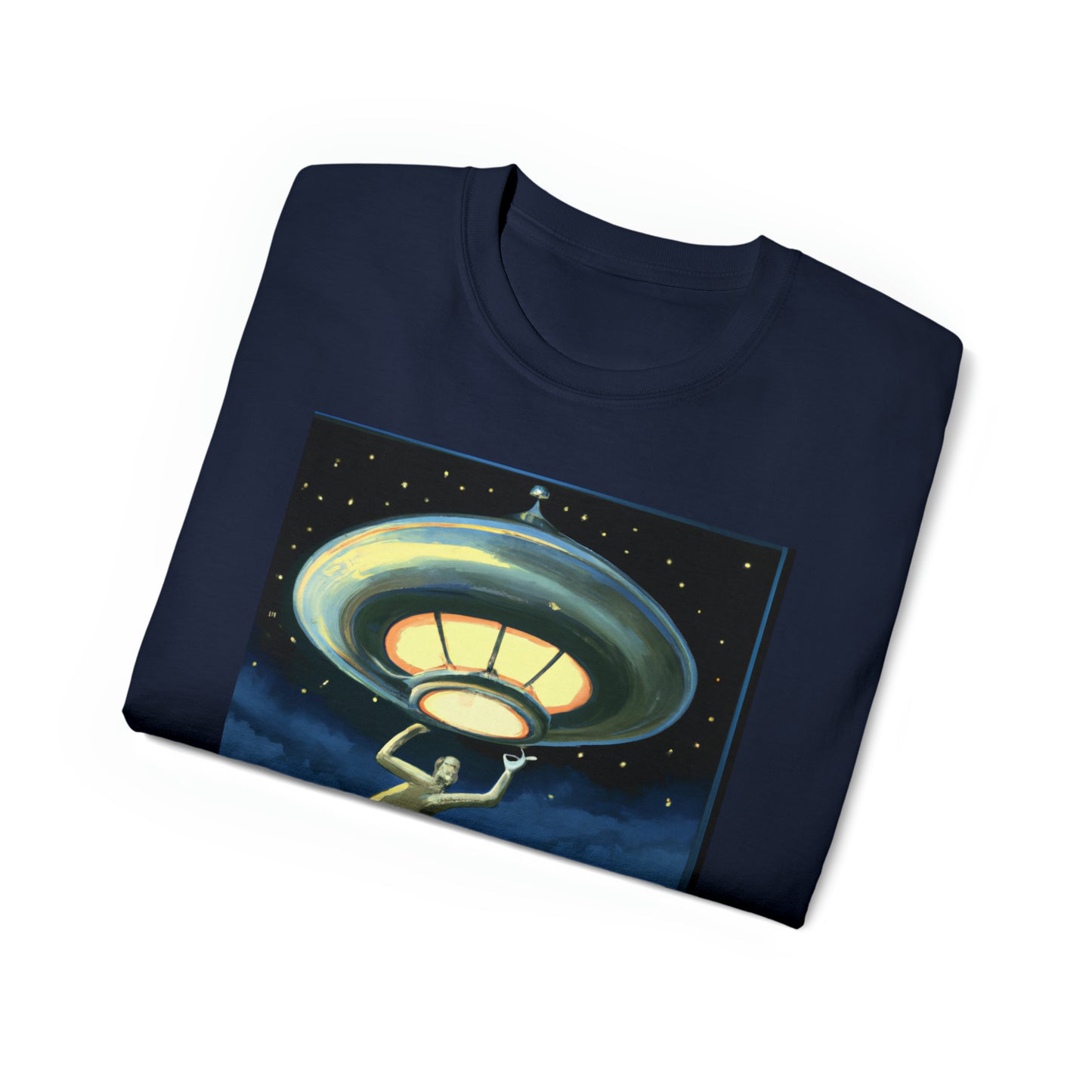 CHAMP UFO 9 - Neo-Classical Style - AI Art - Gildan Ultra Cotton Tee