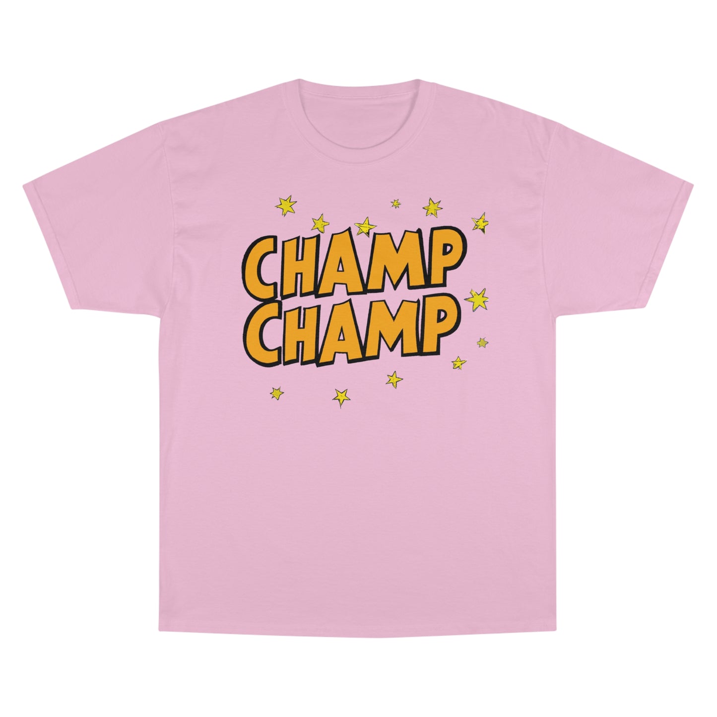 CHAMP-CHAMP Double Champ Logo 1920's Style Cartoon Art - AI Art - Champion T-Shirt