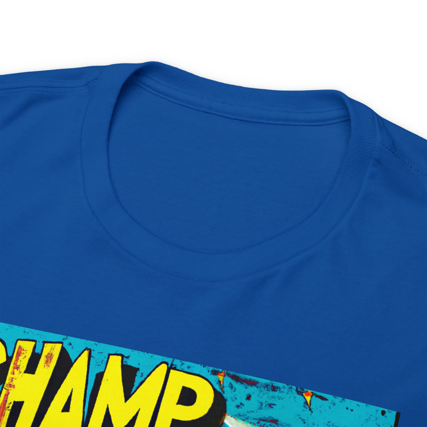 CHAMP UFO 25 - 1970's Style Comic Book Art - AI Art - Gildan Heavy Cotton Tee