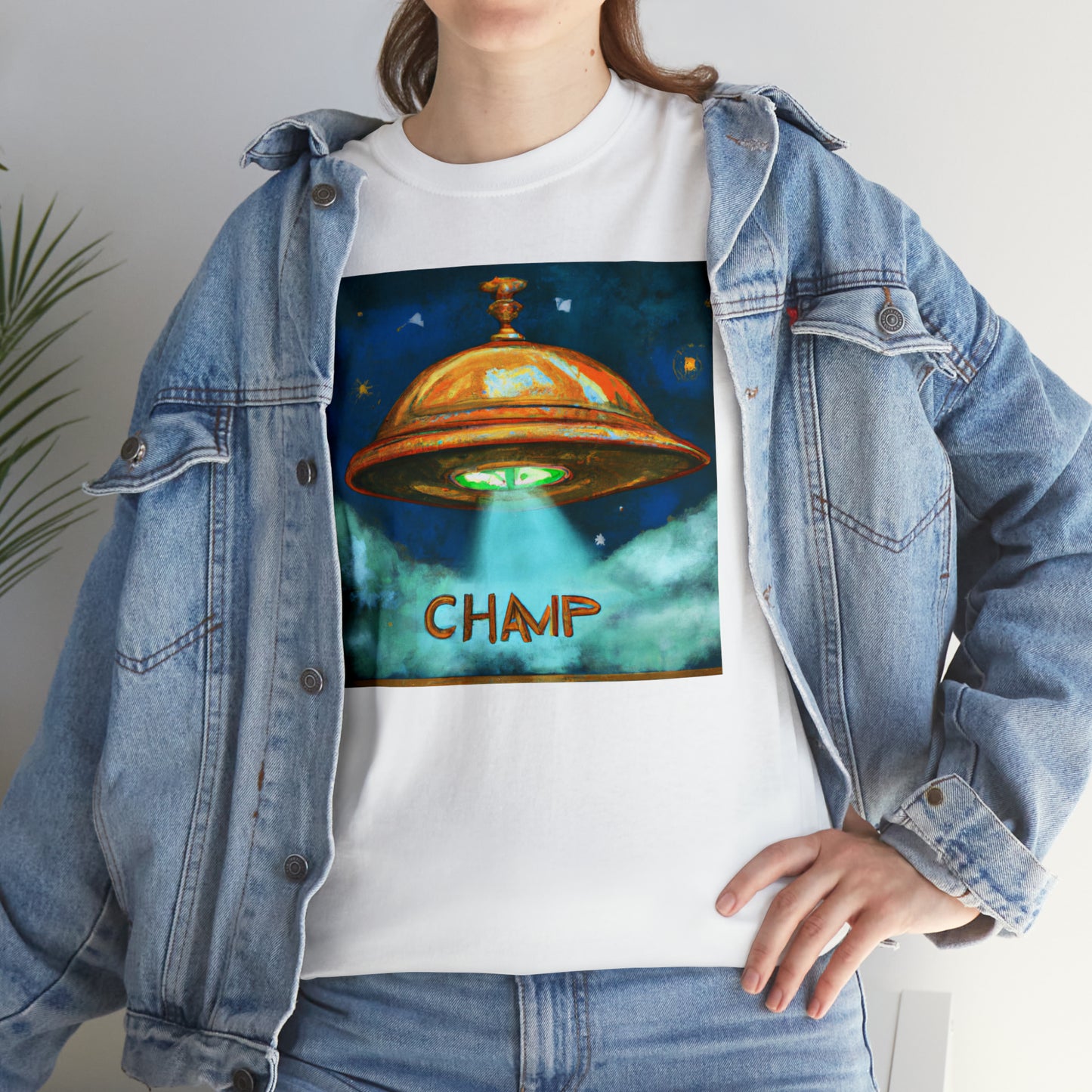 CHAMP UFO 8 - Ancient Roman Style - AI Art - Gildan Heavy Cotton Tee