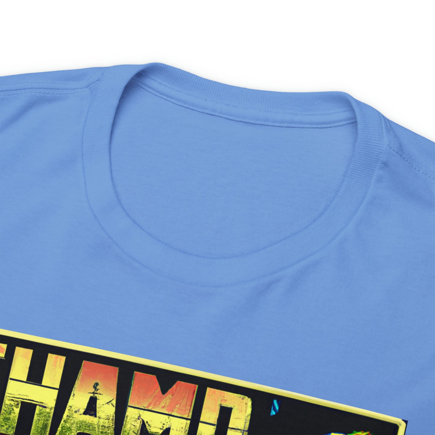 CHAMP Logo Spaceship 1 - 1980's Comic Book Style - AI Art - Gildan Heavy Cotton Tee