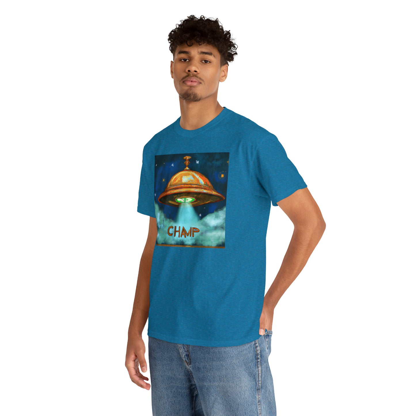 CHAMP UFO 8 - Ancient Roman Style - AI Art - Gildan Heavy Cotton Tee