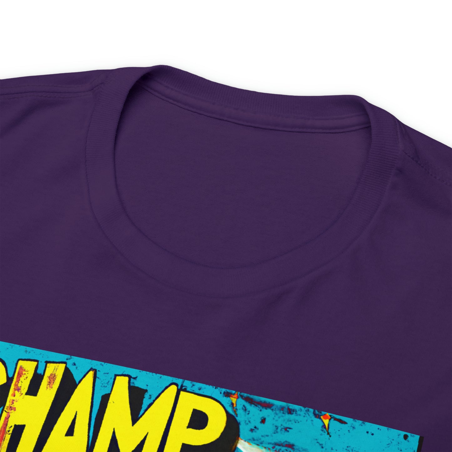 CHAMP UFO 25 - 1970's Style Comic Book Art - AI Art - Gildan Heavy Cotton Tee