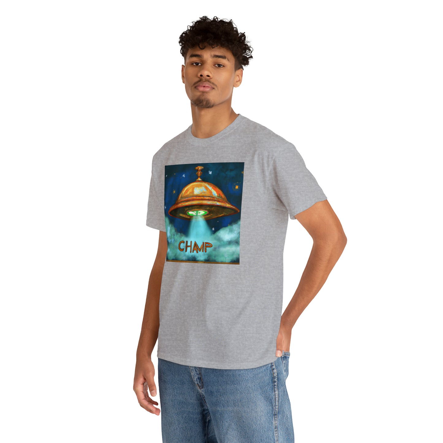 CHAMP UFO 8 - Ancient Roman Style - AI Art - Gildan Heavy Cotton Tee