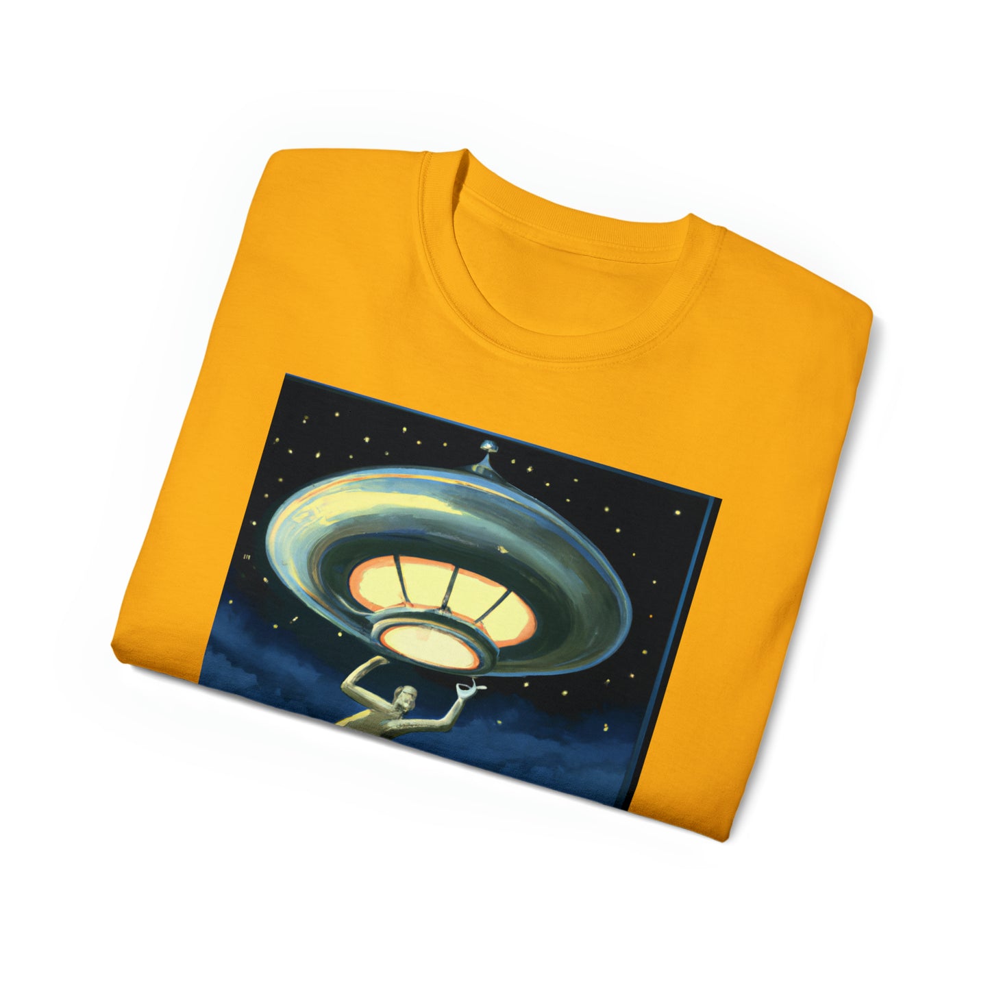 CHAMP UFO 9 - Neo-Classical Style - AI Art - Gildan Ultra Cotton Tee