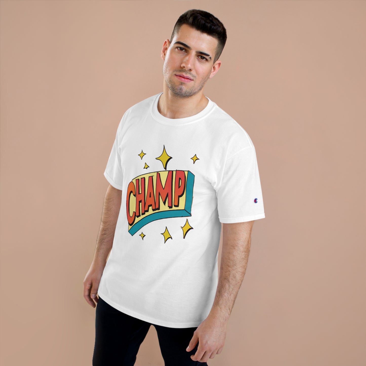 CHAMP Logo 1930's Style Cartoon Art - AI Art - Champion T-Shirt