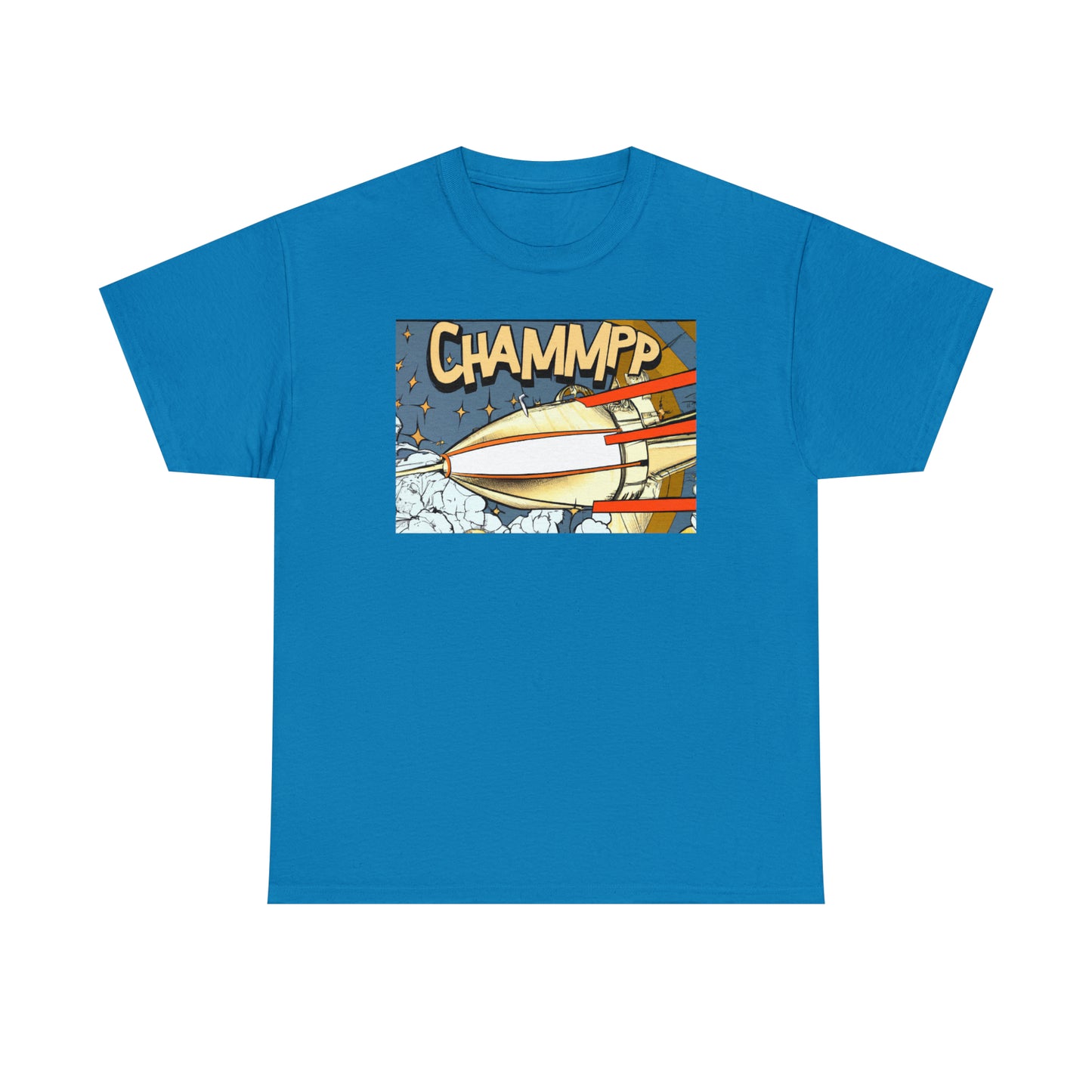 CHAMMPP Spaceship 2 - 1920's Style Comic - AI Art - Gildan Heavy Cotton Tee