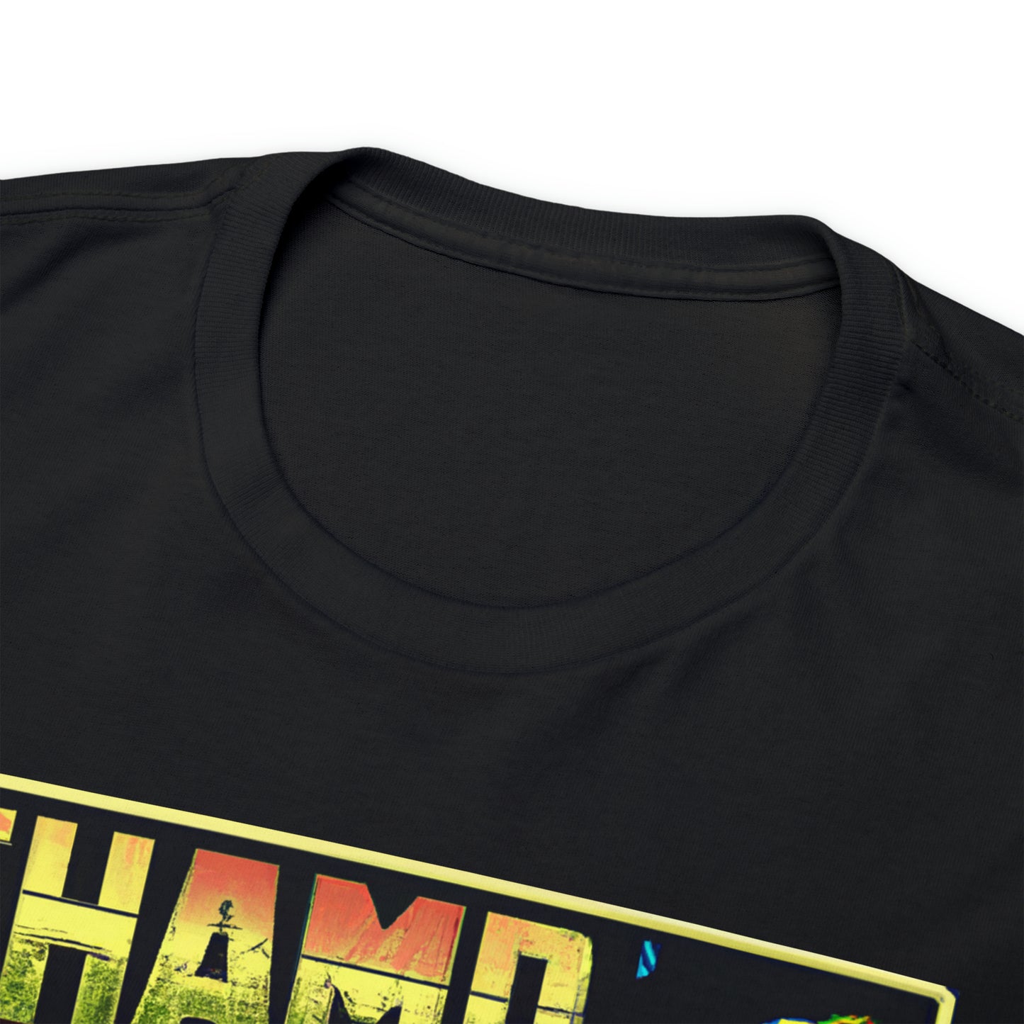 CHAMP Logo Spaceship 1 - 1980's Comic Book Style - AI Art - Gildan Heavy Cotton Tee