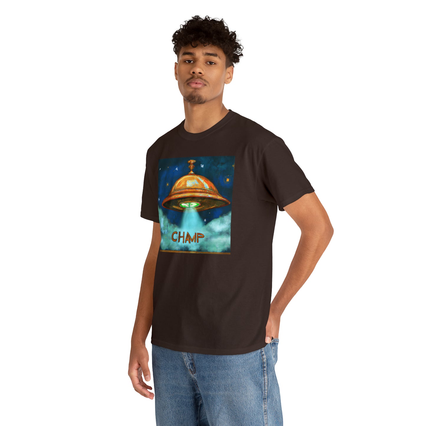 CHAMP UFO 8 - Ancient Roman Style - AI Art - Gildan Heavy Cotton Tee