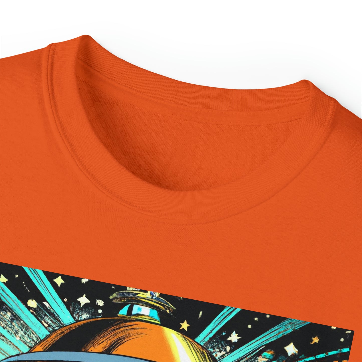 CHAMMP UFO 3 - 1800's Style Comic Art - AI Art - Gildan Ultra Cotton Tee