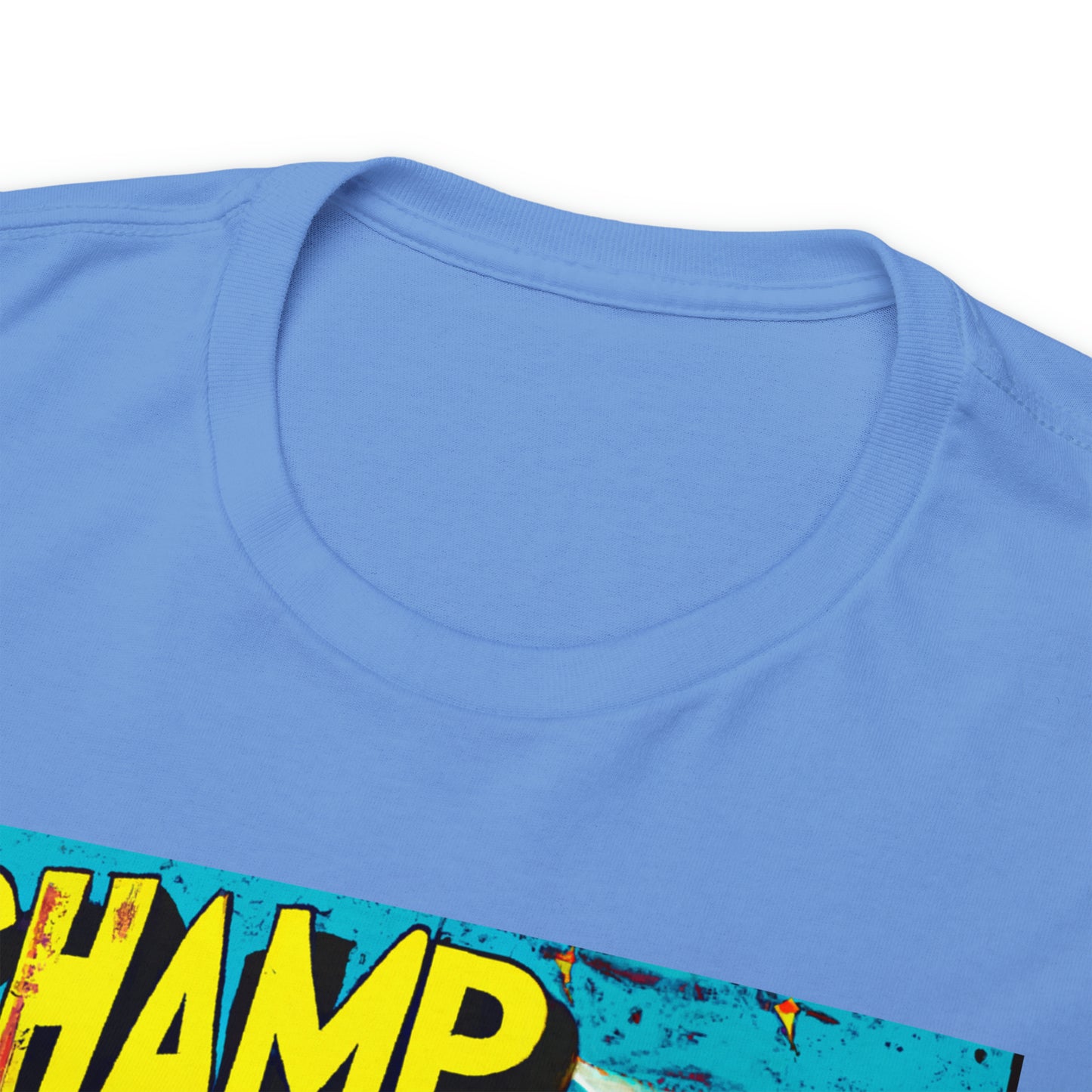 CHAMP UFO 25 - 1970's Style Comic Book Art - AI Art - Gildan Heavy Cotton Tee