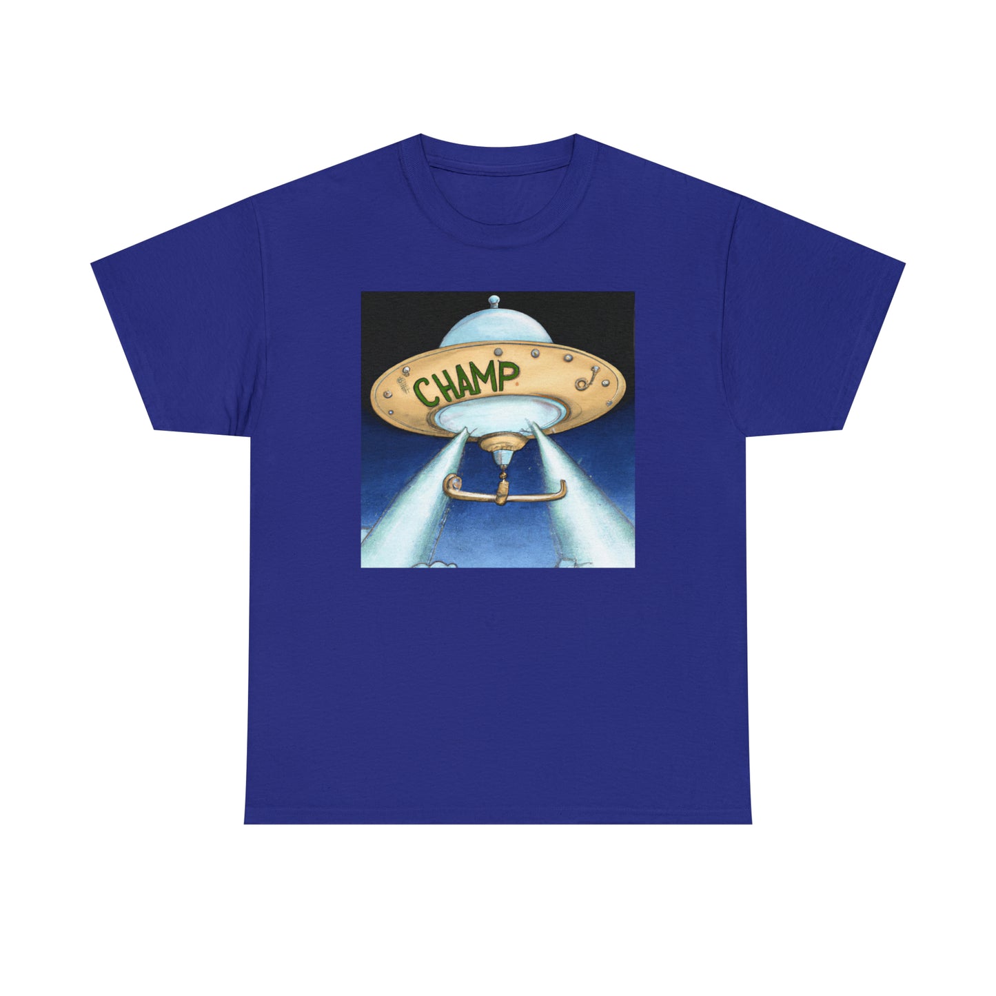 CHAMP UFO 10 - Neo-Classical Style - AI Art - Gildan Heavy Cotton Tee