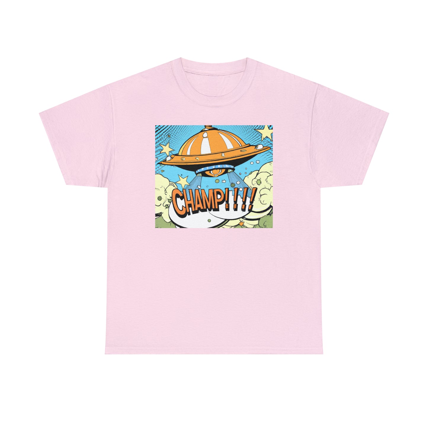 CHAMP!!!! UFO 22 - 1920's Style Comic Art - AI Art - Gildan Heavy Cotton Tee