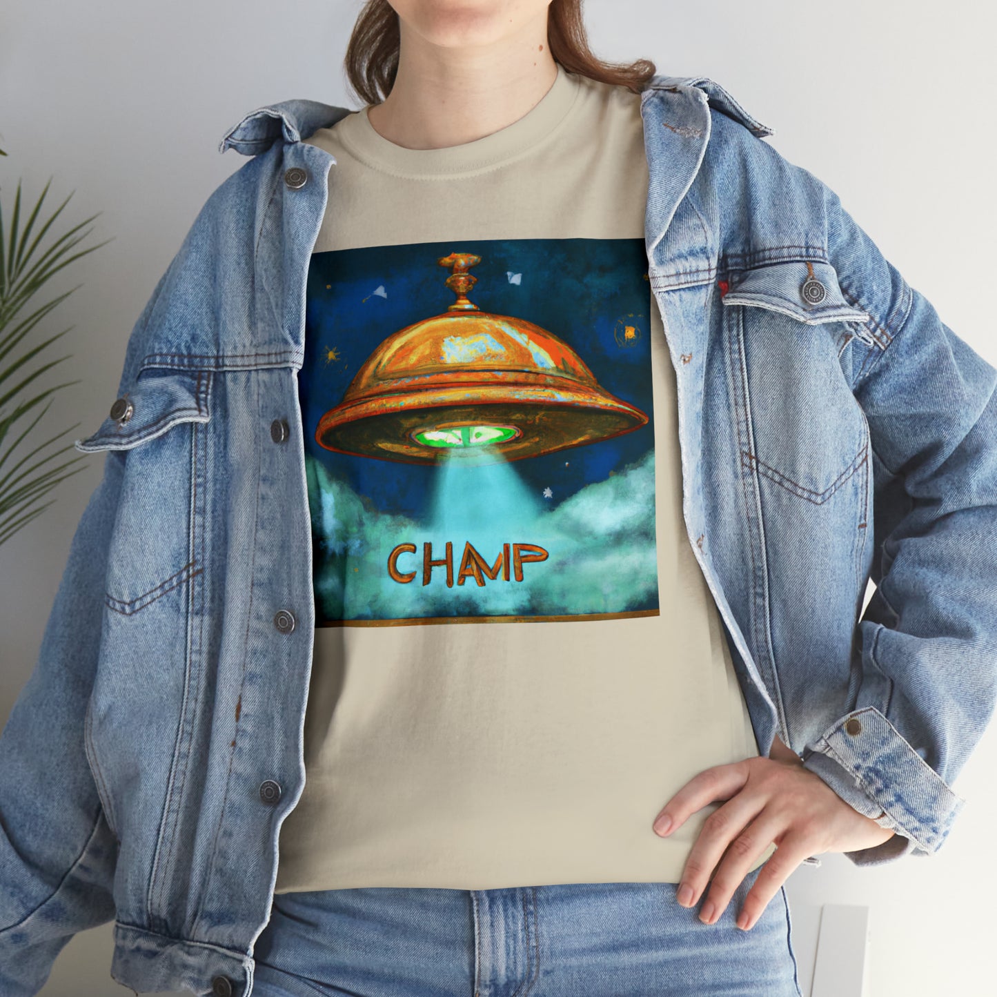 CHAMP UFO 8 - Ancient Roman Style - AI Art - Gildan Heavy Cotton Tee