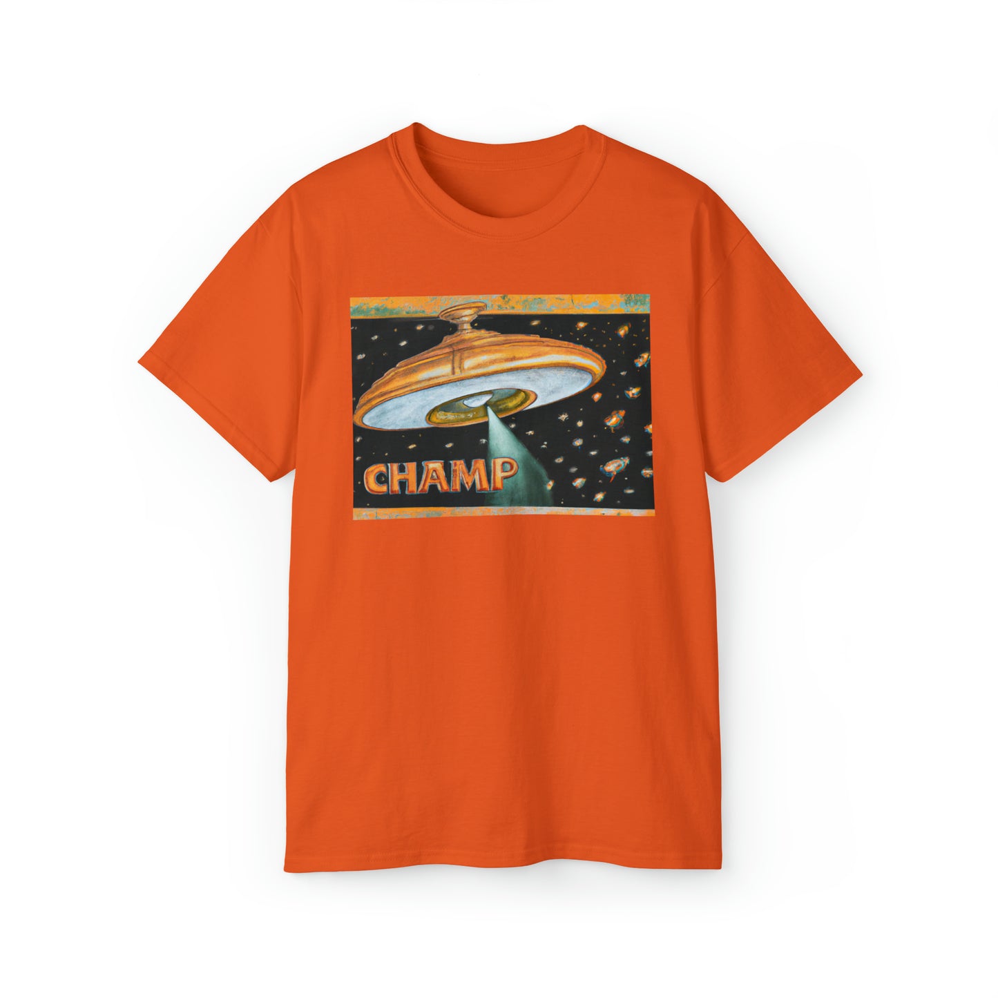 CHAMP UFO 6 - Ancient Roman Style - AI Art - Gildan Ultra Cotton Tee