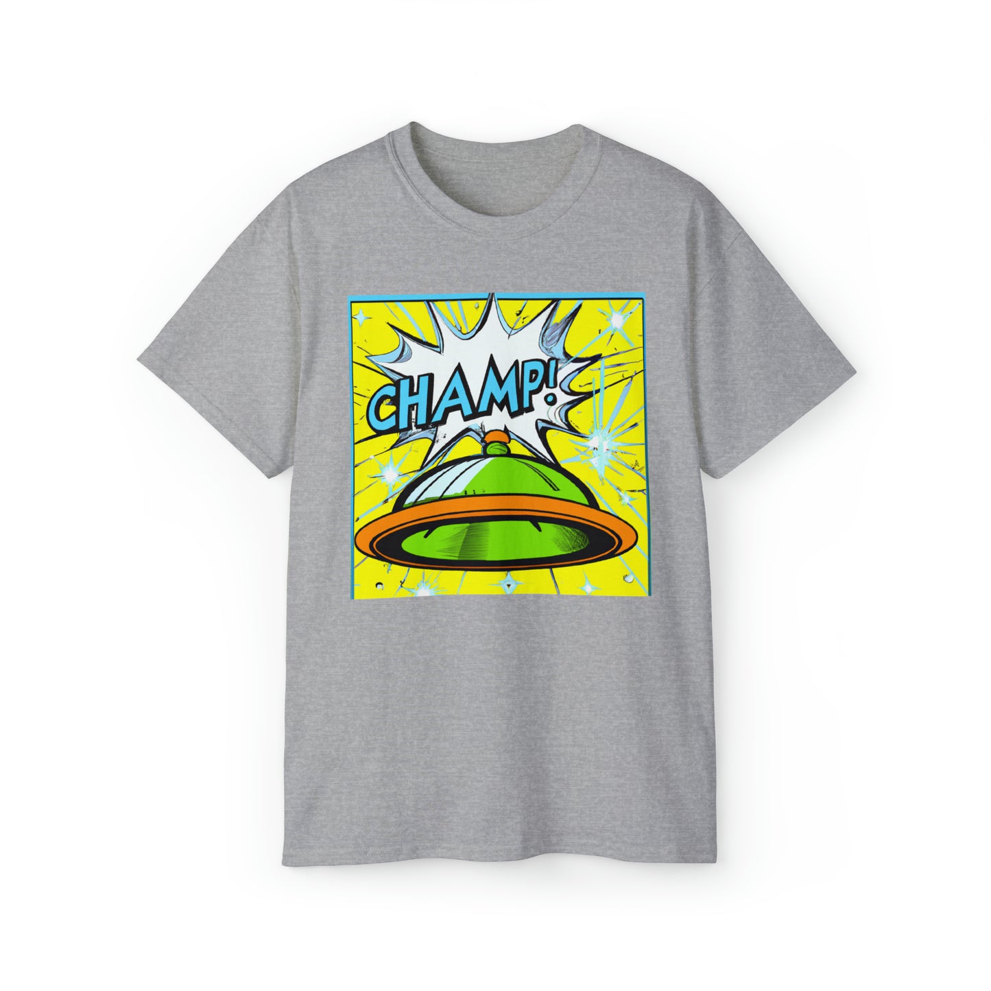 CHAMP UFO 20 - 1950's Style Comic Book Art - AI Art - Ultra Cotton Tee