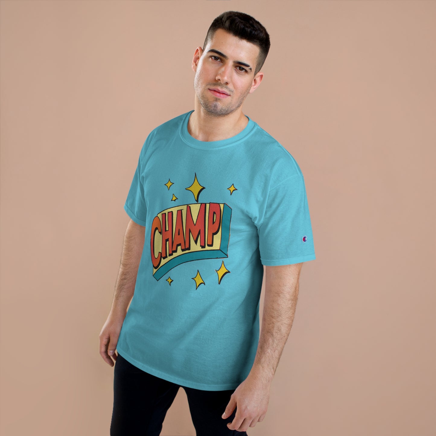 CHAMP Logo 1930's Style Cartoon Art - AI Art - Champion T-Shirt