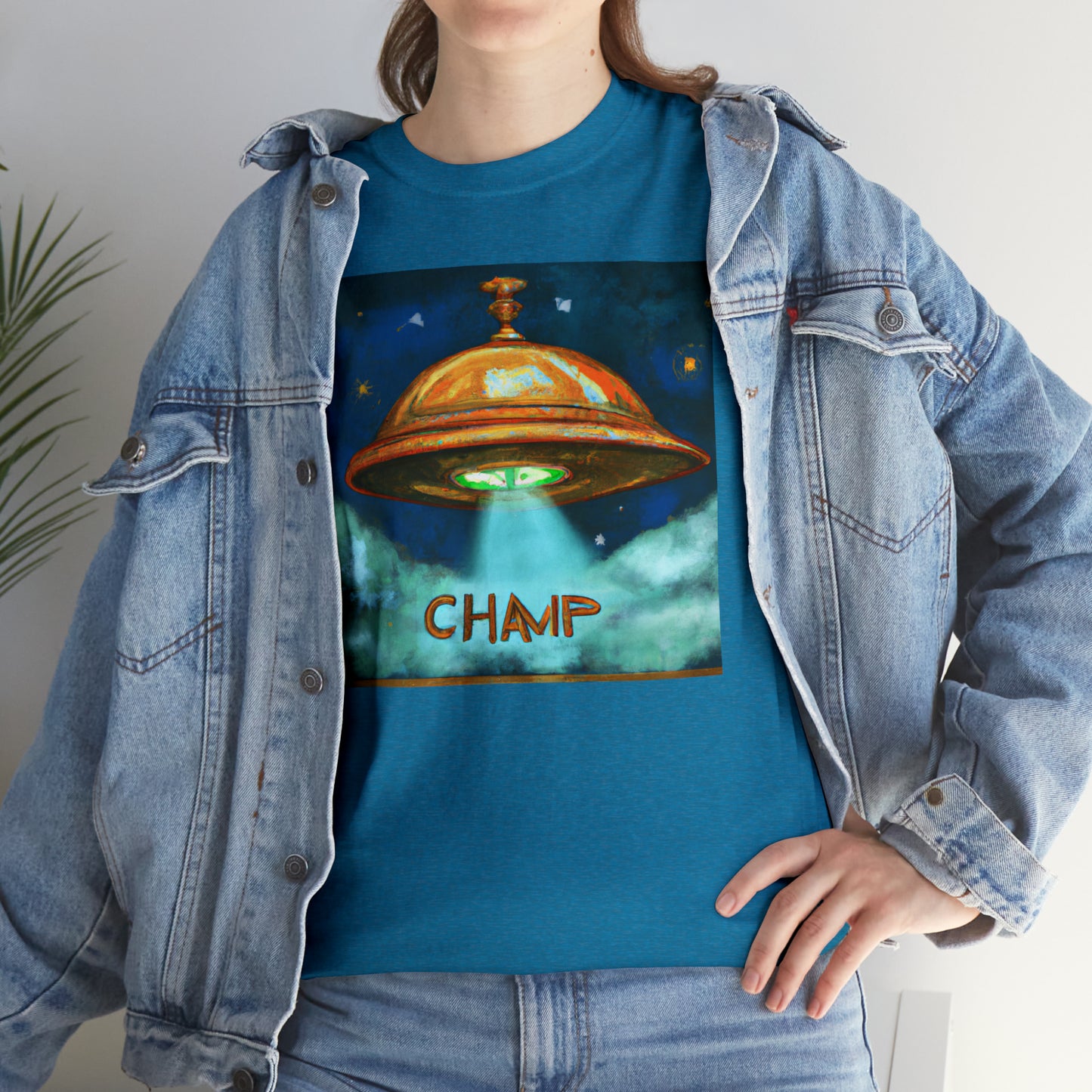 CHAMP UFO 8 - Ancient Roman Style - AI Art - Gildan Heavy Cotton Tee