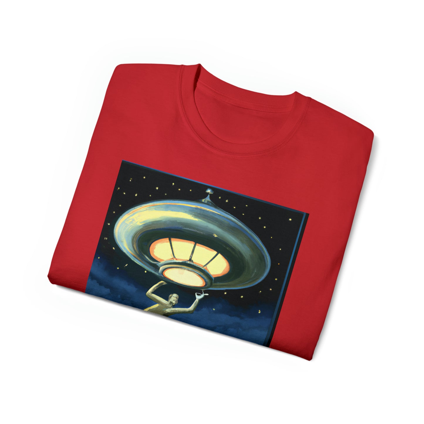 CHAMP UFO 9 - Neo-Classical Style - AI Art - Gildan Ultra Cotton Tee