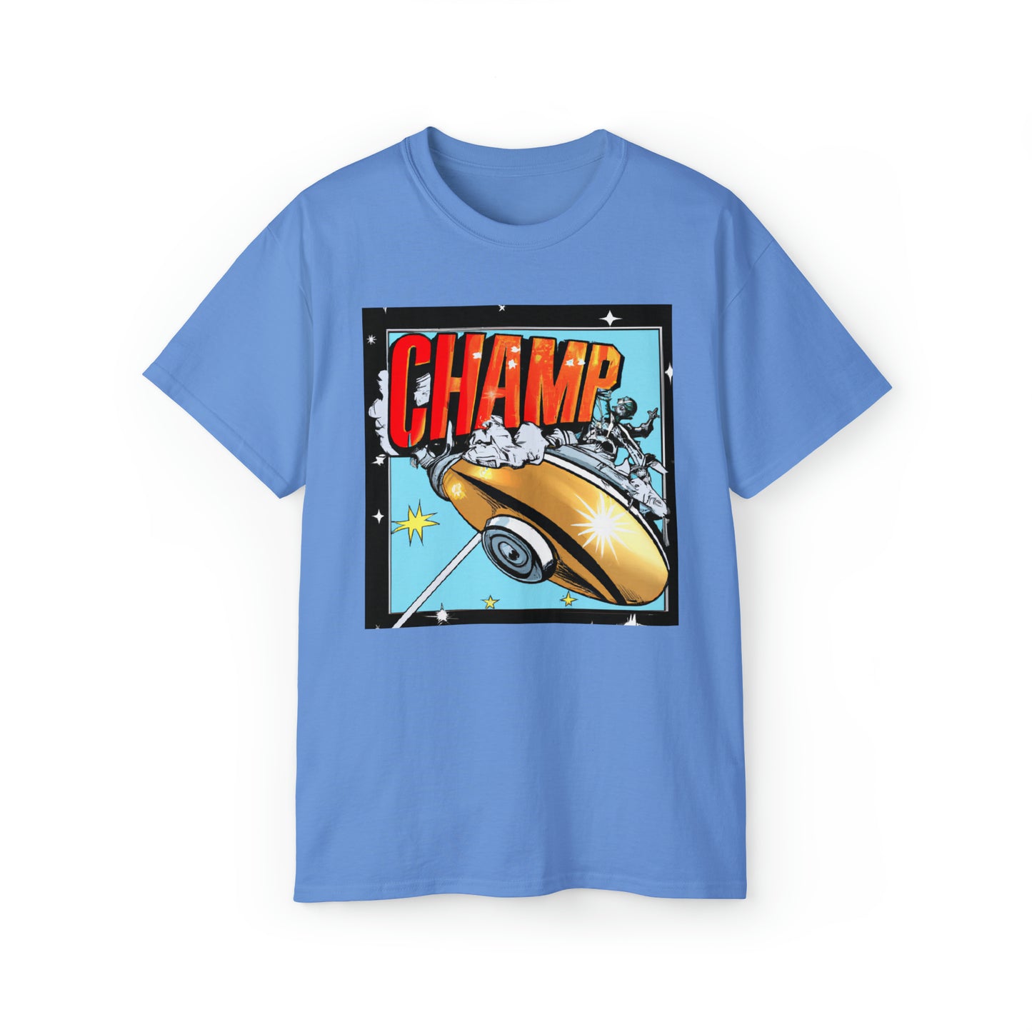 CHAMP UFO 5 - 1950's Style Comic Book Art - AI Art - Gildan Ultra Cotton Tee