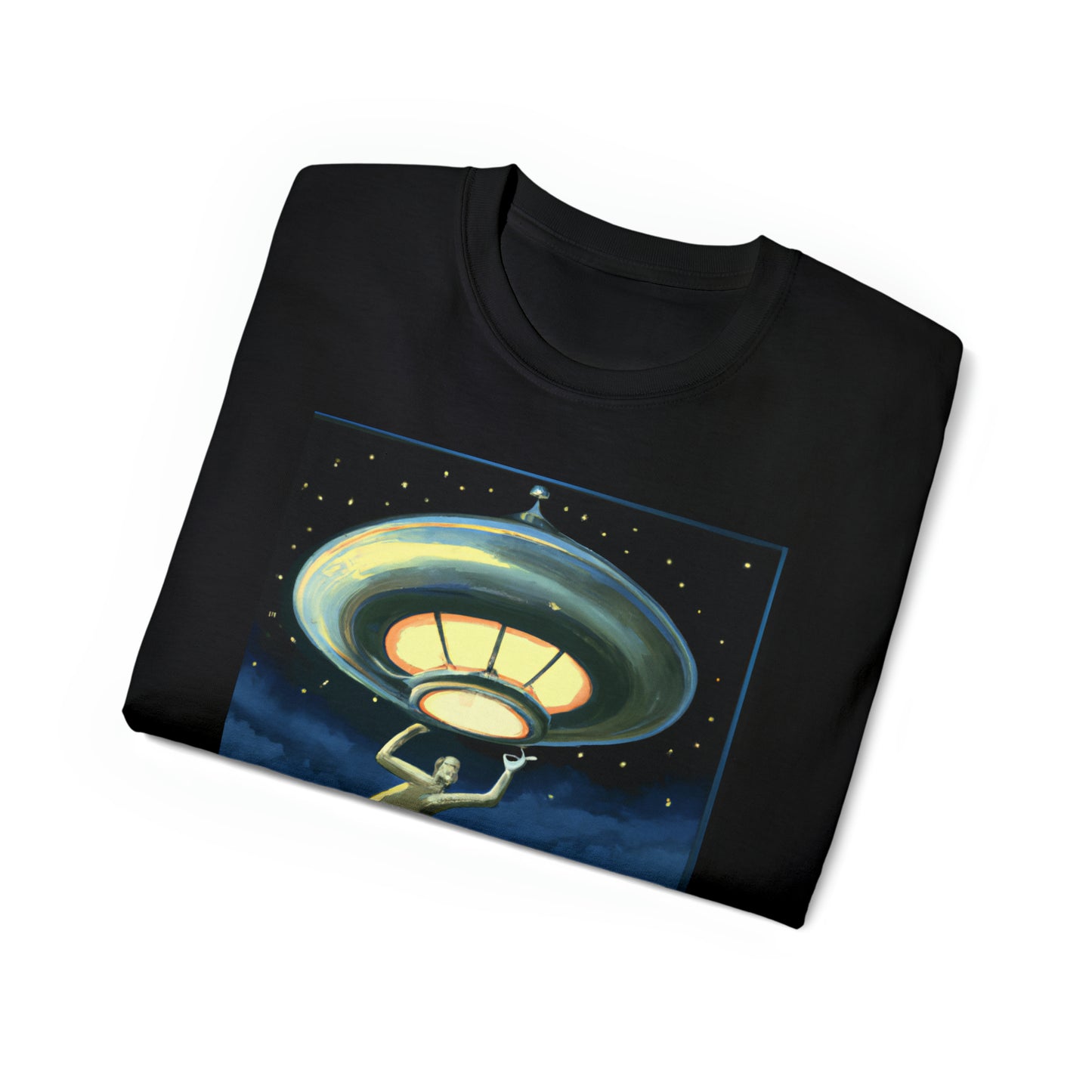 CHAMP UFO 9 - Neo-Classical Style - AI Art - Gildan Ultra Cotton Tee