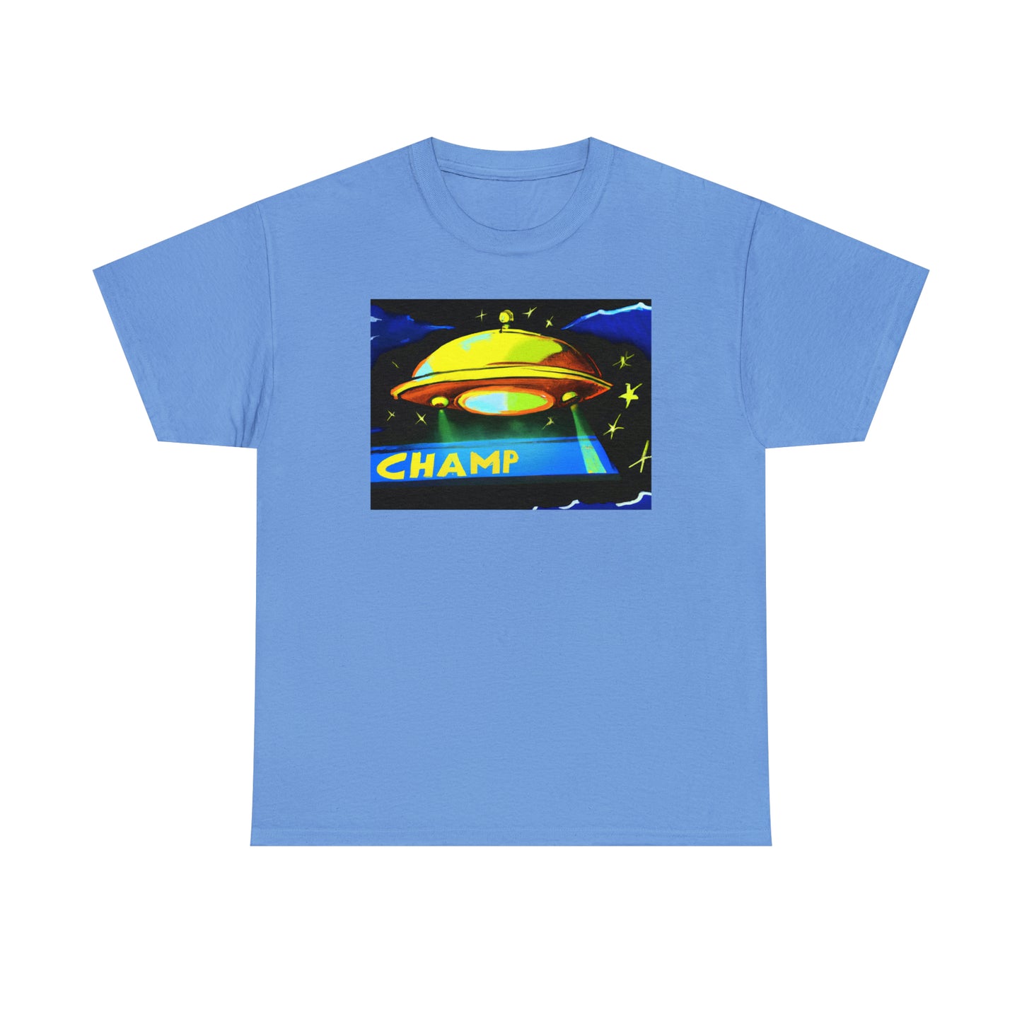 CHAMP UFO 14 - Post-Modern Style - AI Art - Gildan Heavy Cotton Tee