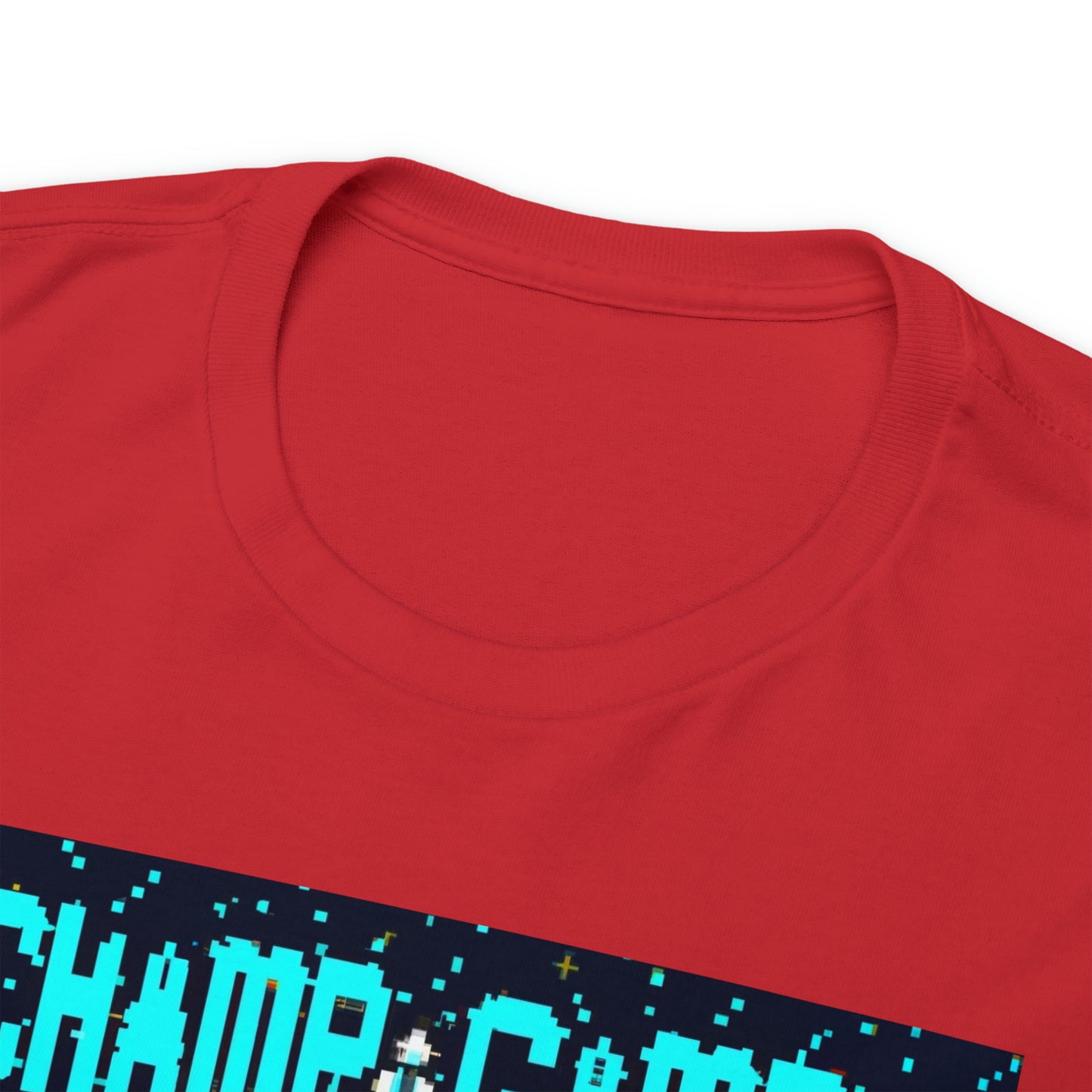 CHAMP GAME UFO 21 - 8-bit Style Pixel Art - AI Art - Gildan Heavy Cotton Tee