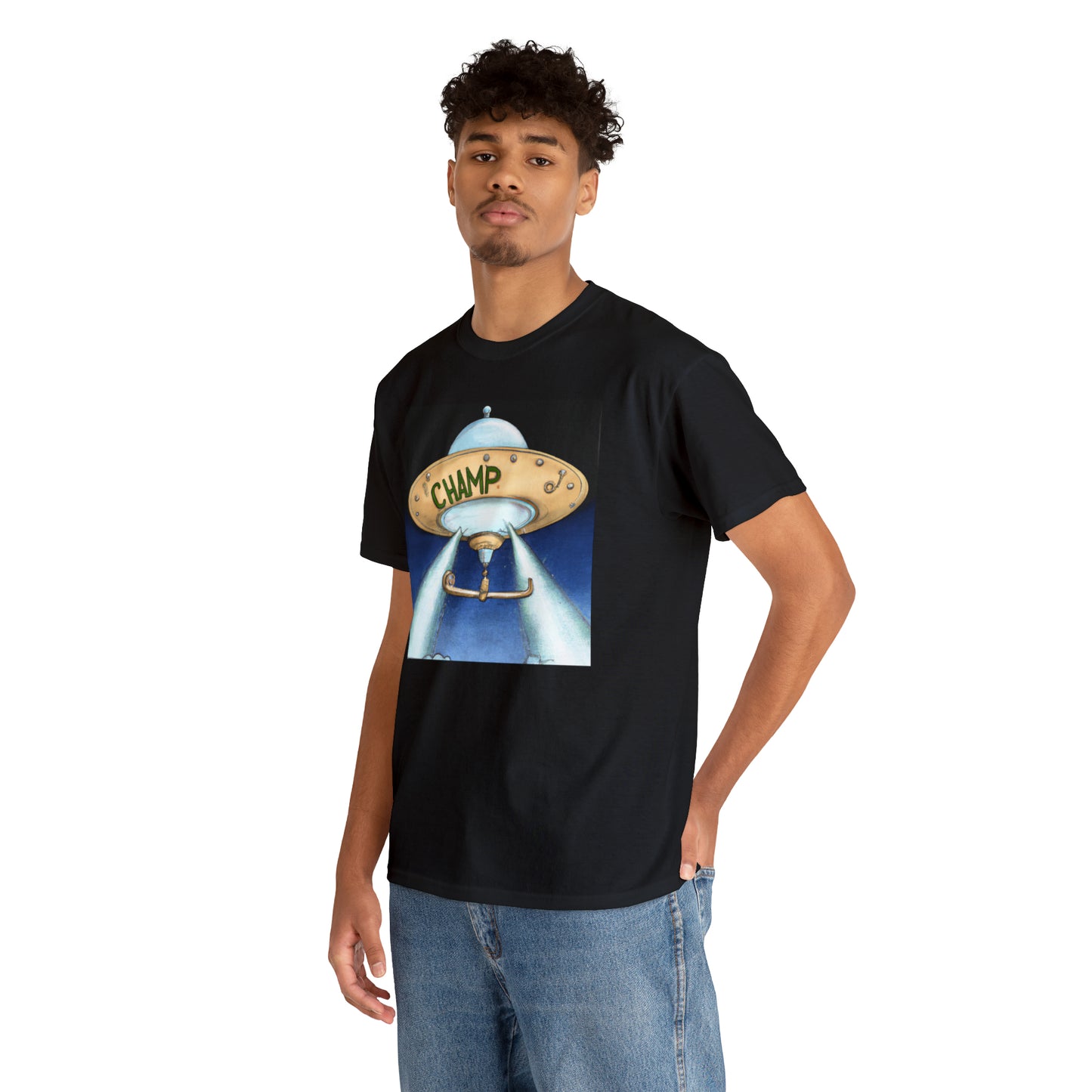 CHAMP UFO 10 - Neo-Classical Style - AI Art - Gildan Heavy Cotton Tee