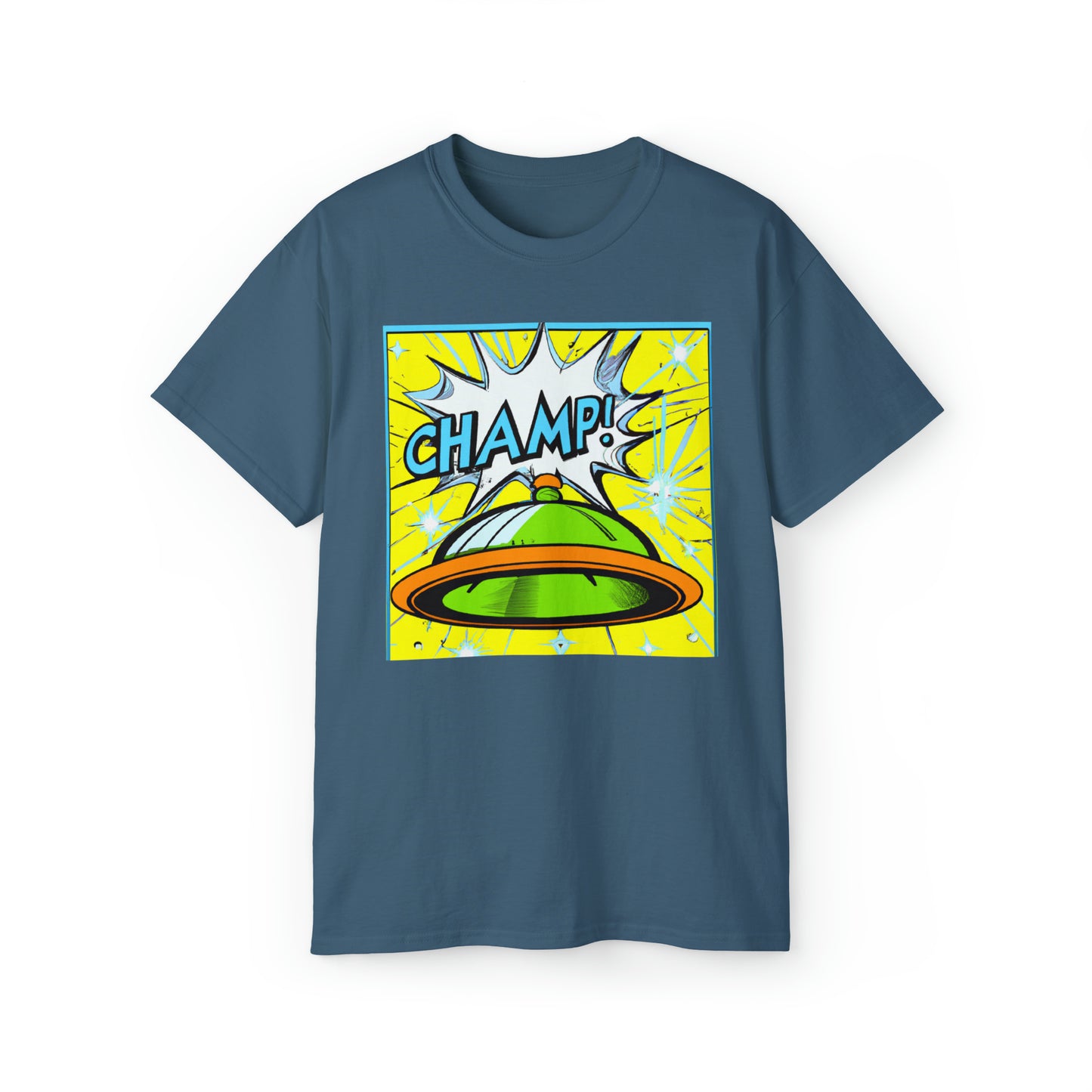 CHAMP UFO 20 - 1950's Style Comic Book Art - AI Art - Ultra Cotton Tee