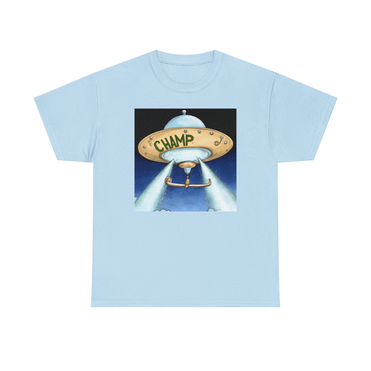 CHAMP UFO 10 - Neo-Classical Style - AI Art - Gildan Heavy Cotton Tee