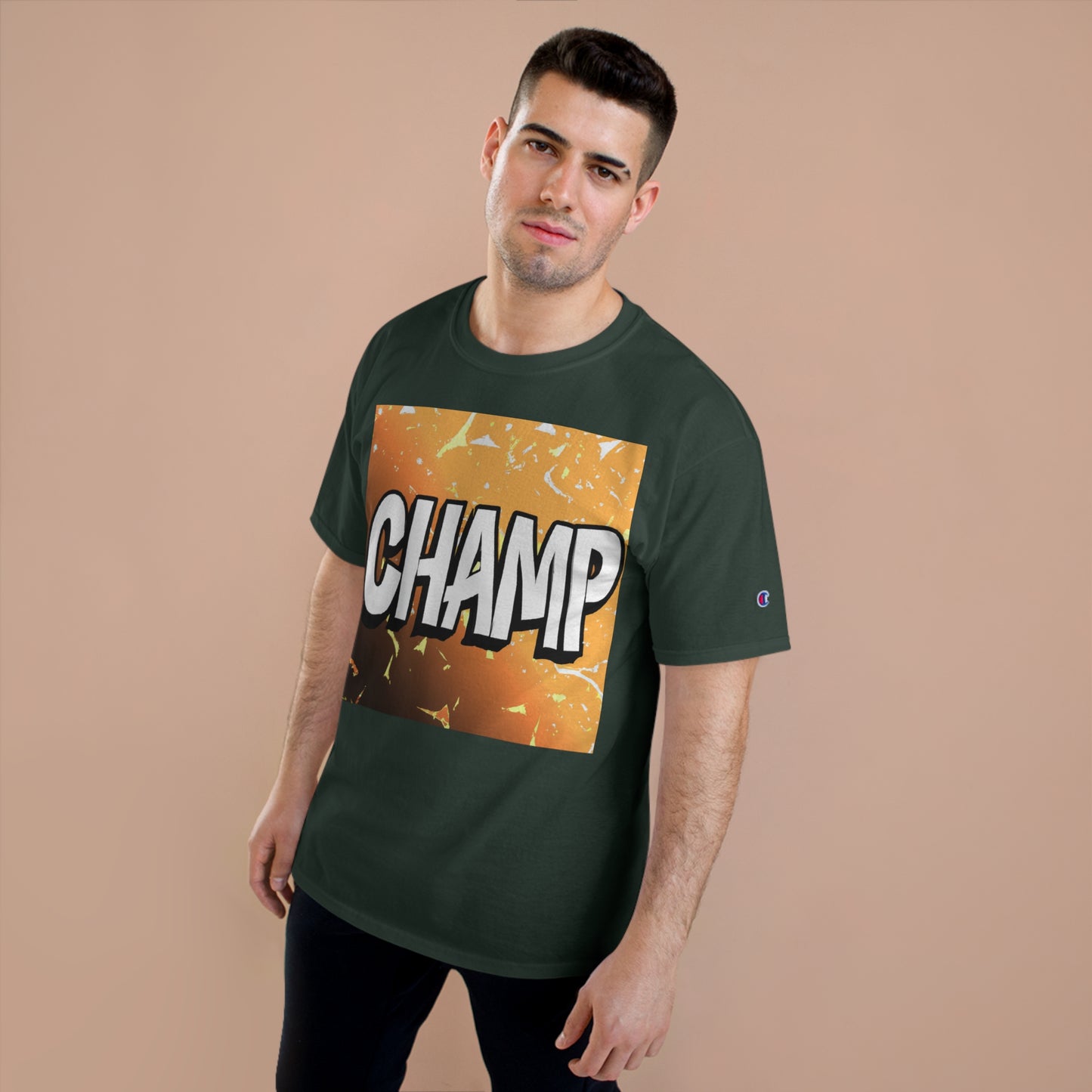 CHAMP Logo Anime Style Art - AI Art - Champion T-Shirt