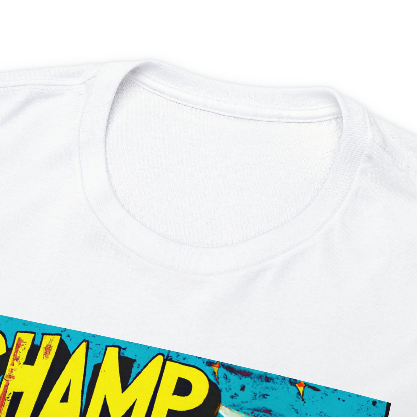 CHAMP UFO 25 - 1970's Style Comic Book Art - AI Art - Gildan Heavy Cotton Tee