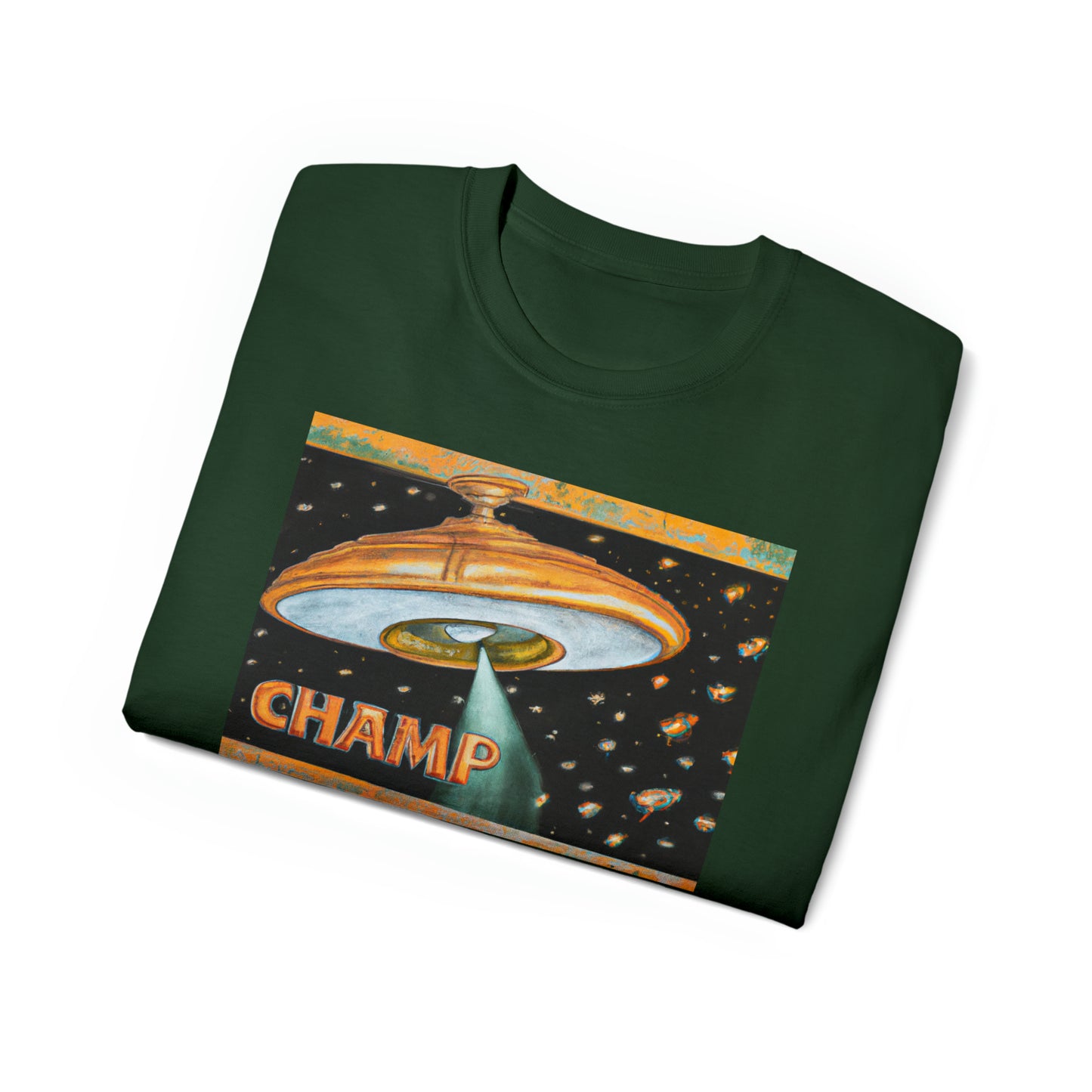 CHAMP UFO 6 - Ancient Roman Style - AI Art - Gildan Ultra Cotton Tee